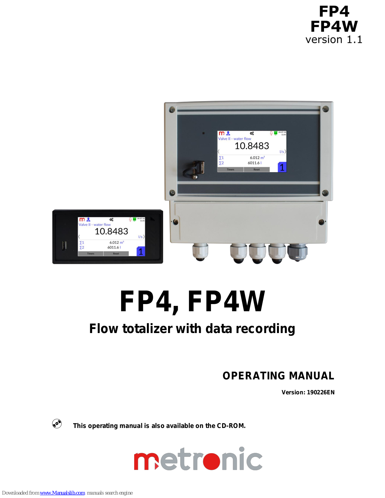 Metronic FP4 Operating Manual