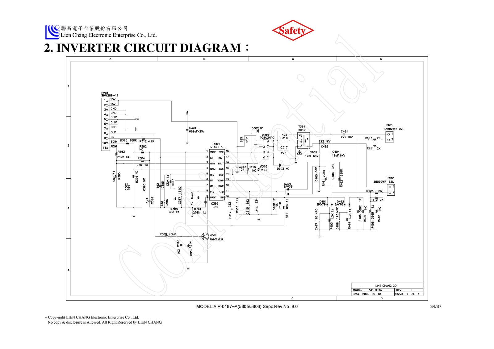 LG EAY37155805, AIP-0187A Schematic