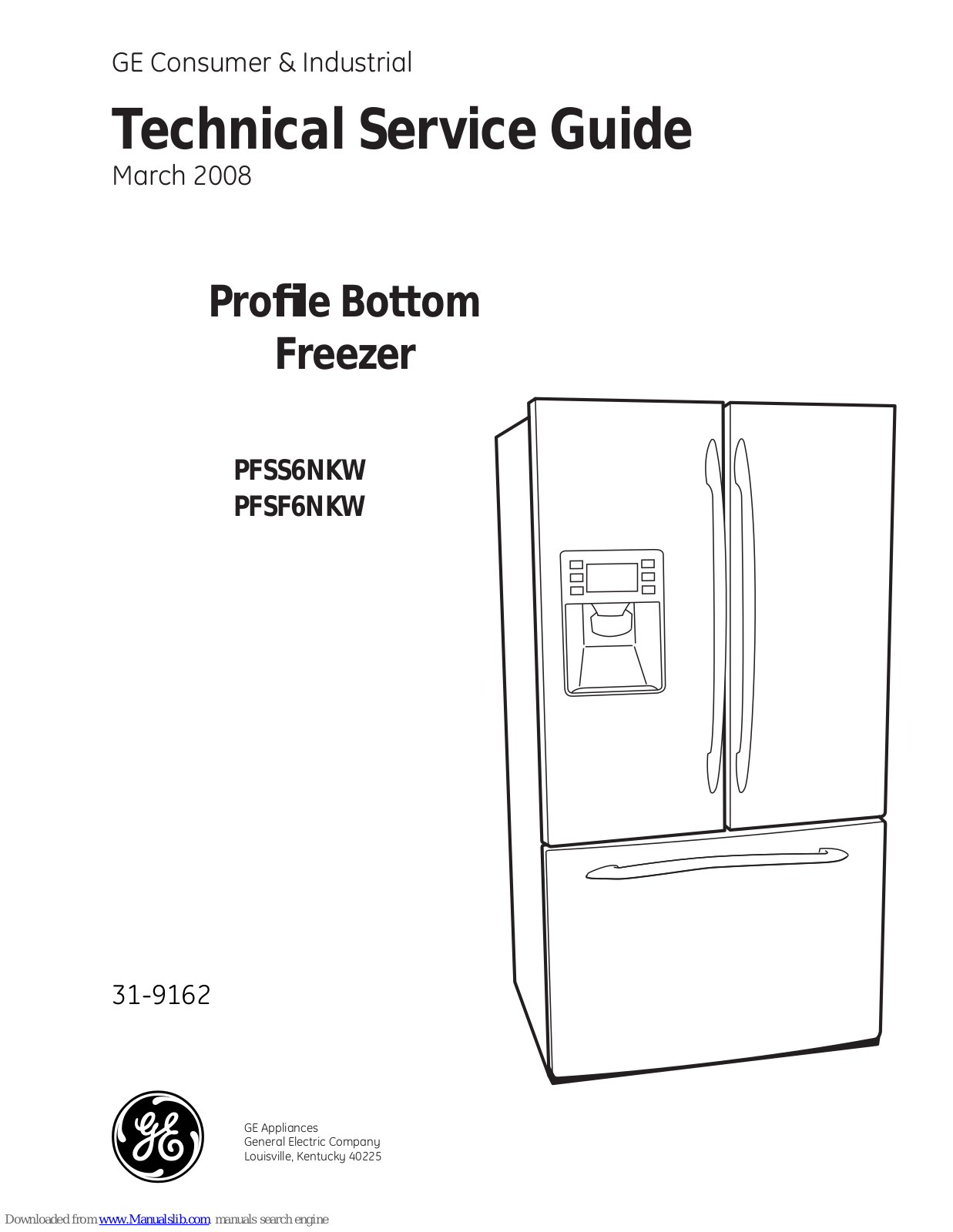 GE Profile PFSS6NKW, Profile PFSF6NKW Technical Service Manual