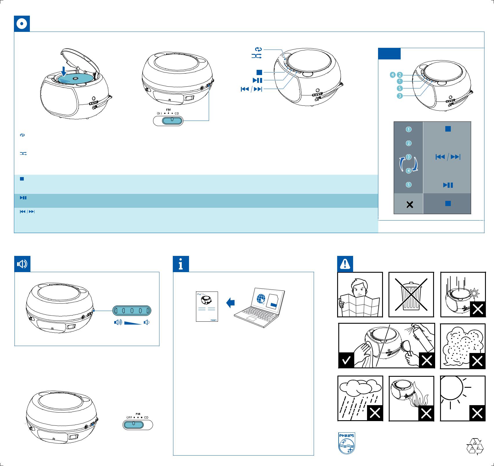 Philips AZ 100B BROCHURE