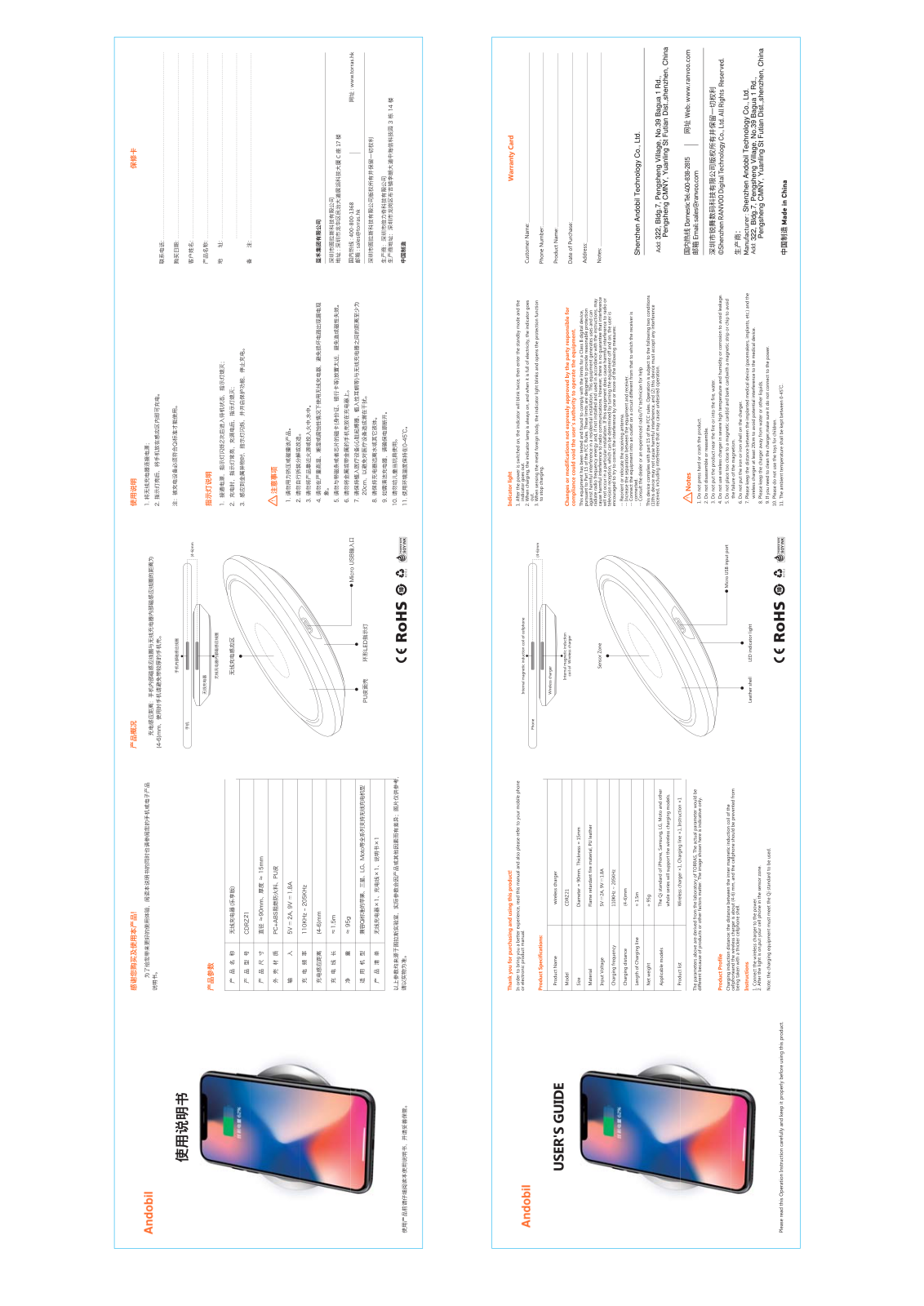 Andobil Technology CDRZ21 user manual