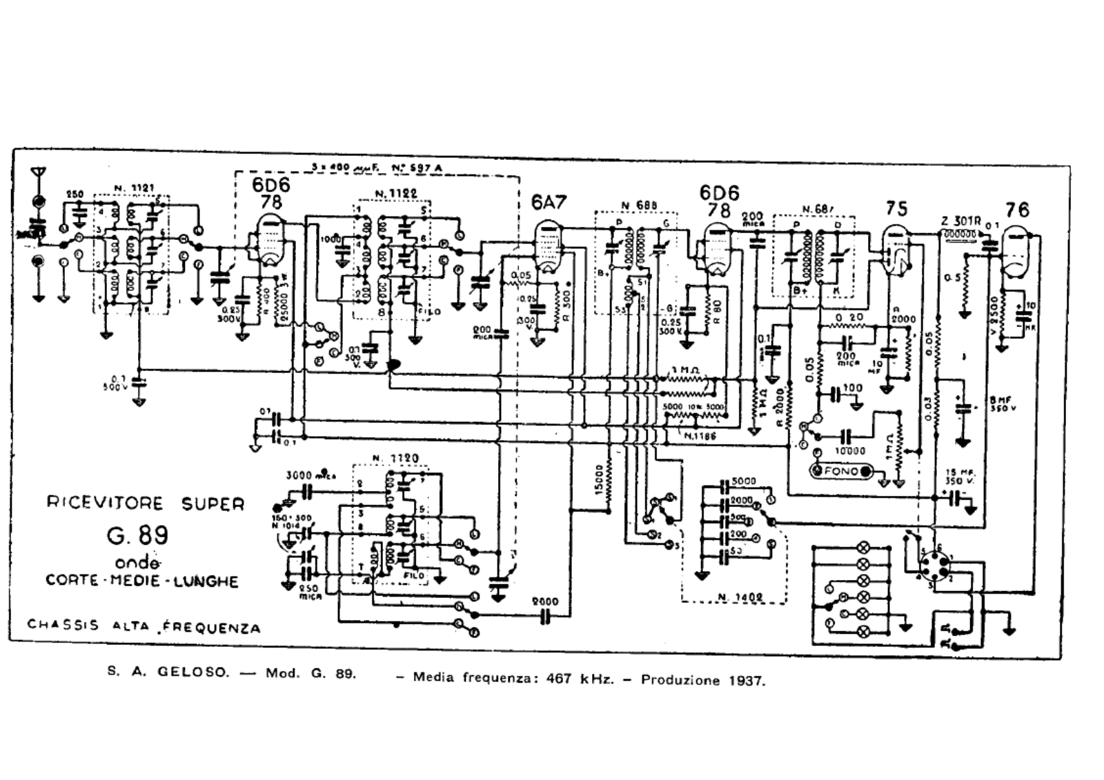 Geloso g89 schematic