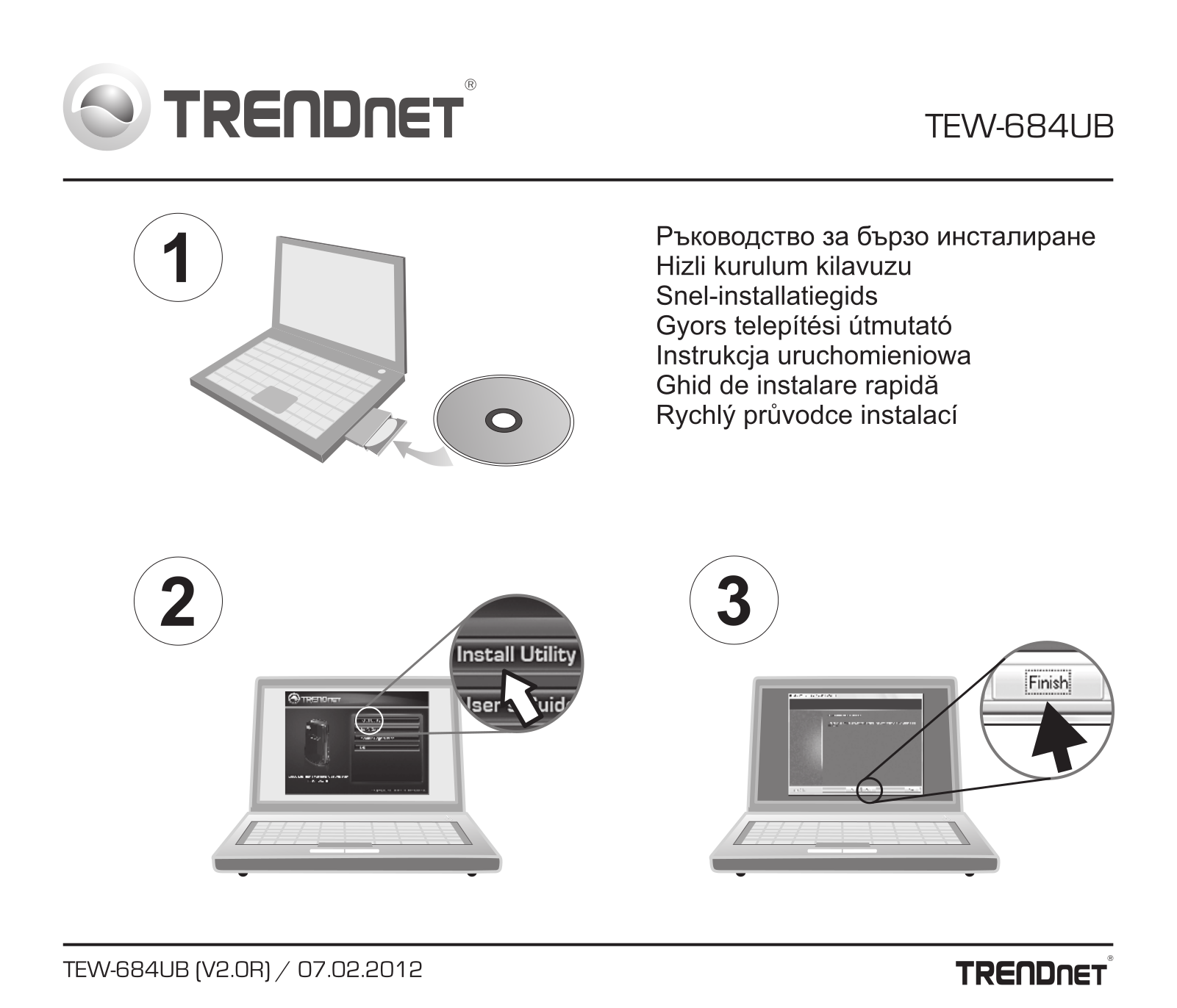 Trendnet TEW-684UB QUICK INSTALLATION GUIDE