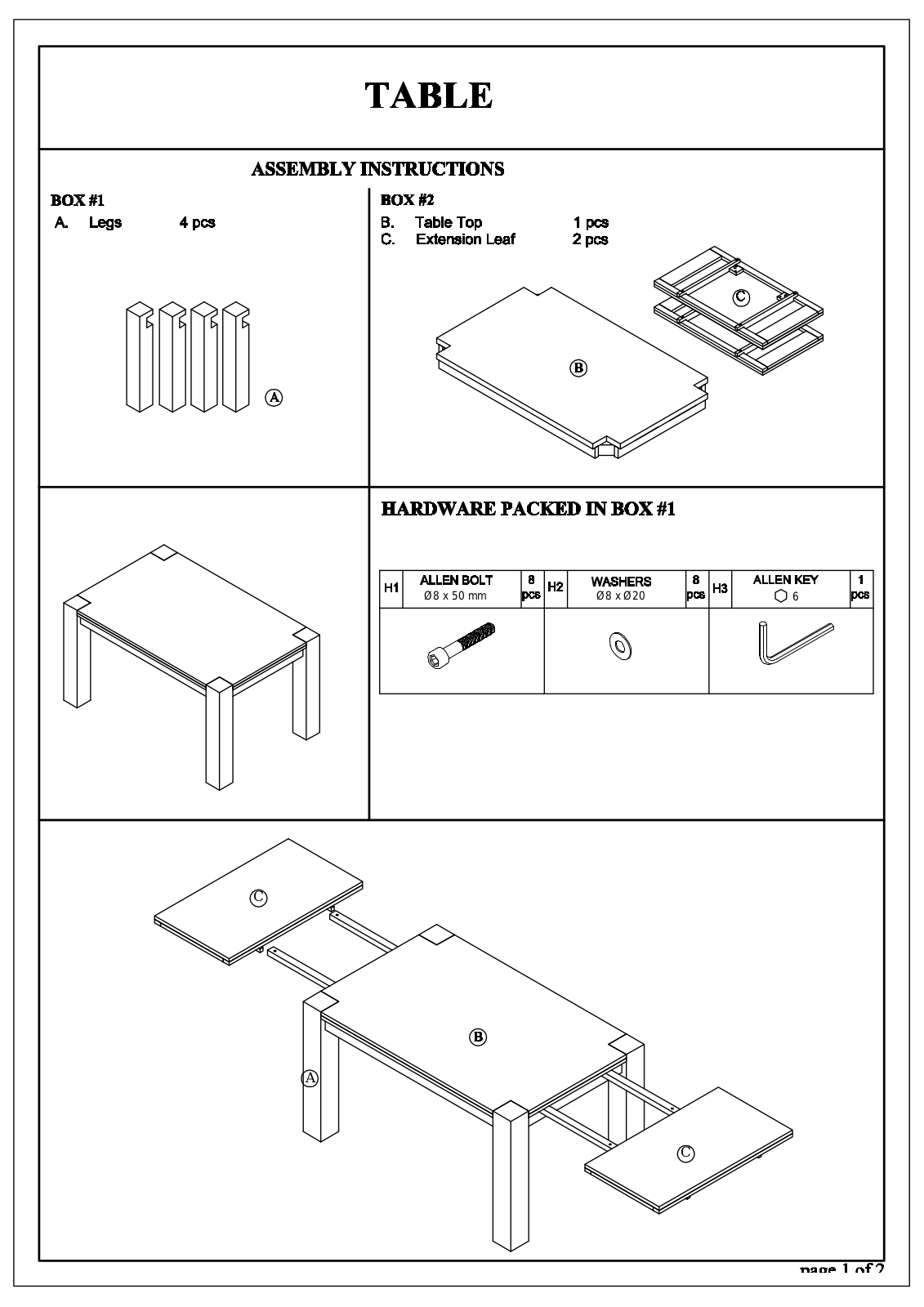 Sand & Stable W000268869 Installation & Assembly