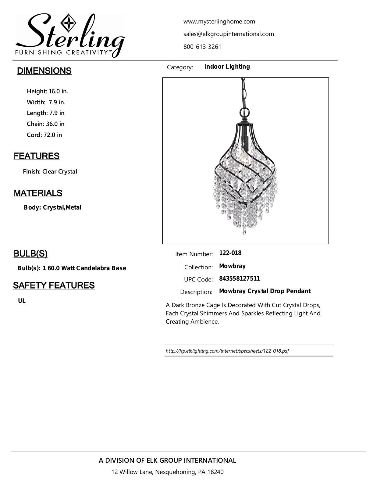 ELK Home 122018 User Manual