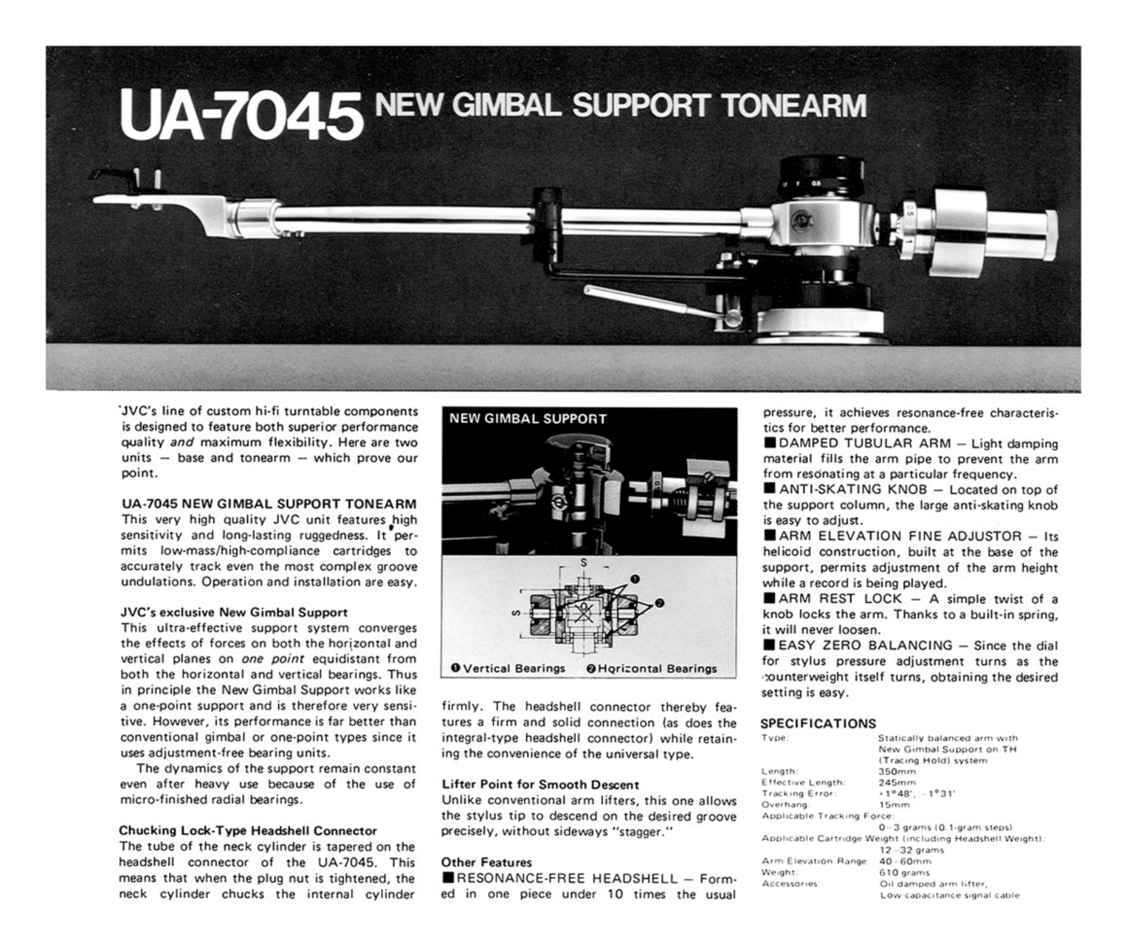 JVC UA-7045 Brochure