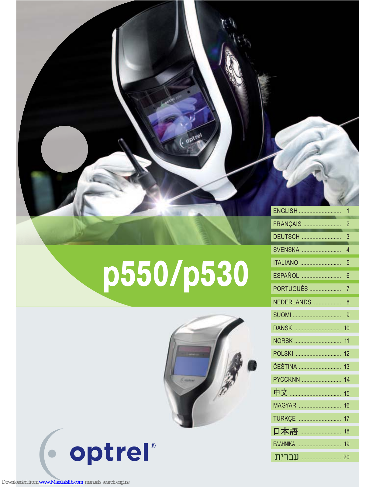 optrel p550, p530 User Manual