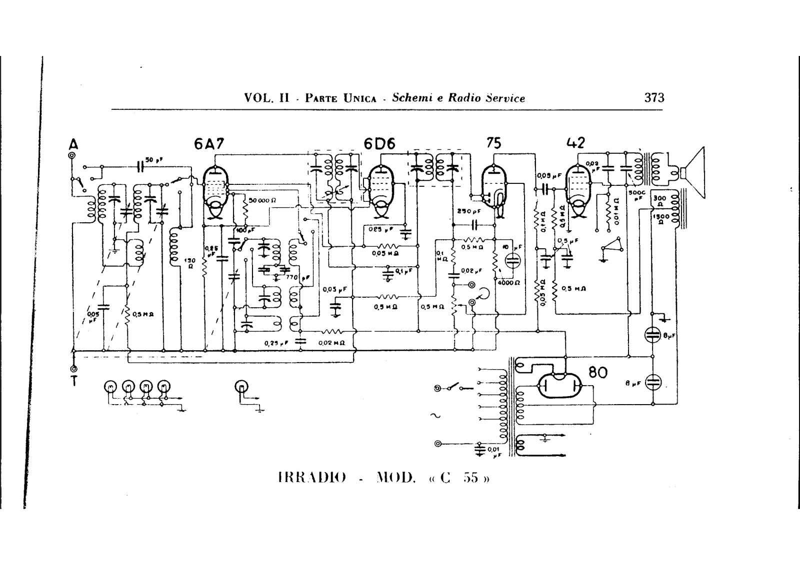 Irradio c55 schematic