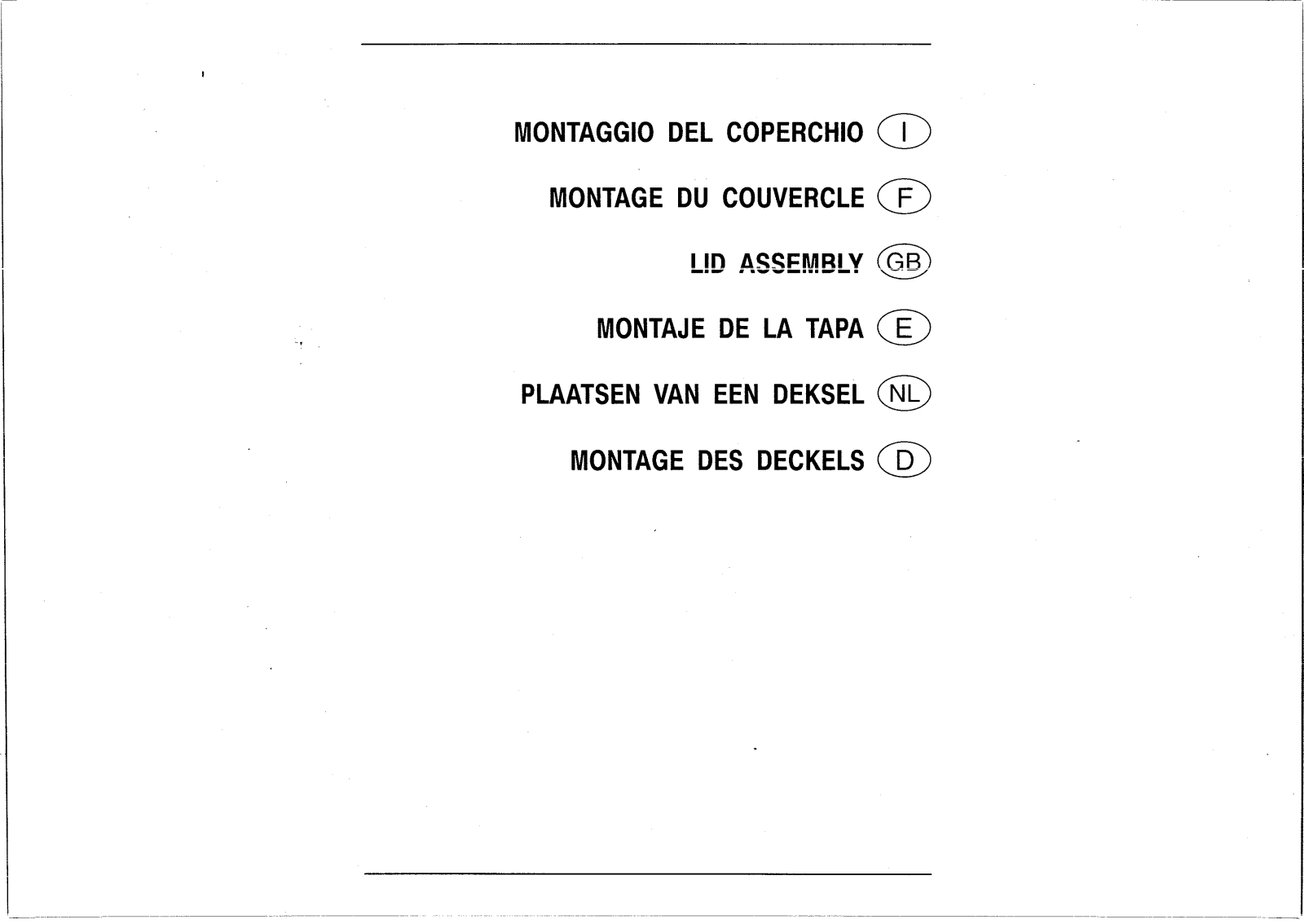 Smeg C90CX/1, C60CX/1, C70CNE, C70CD, C30CX User Manual