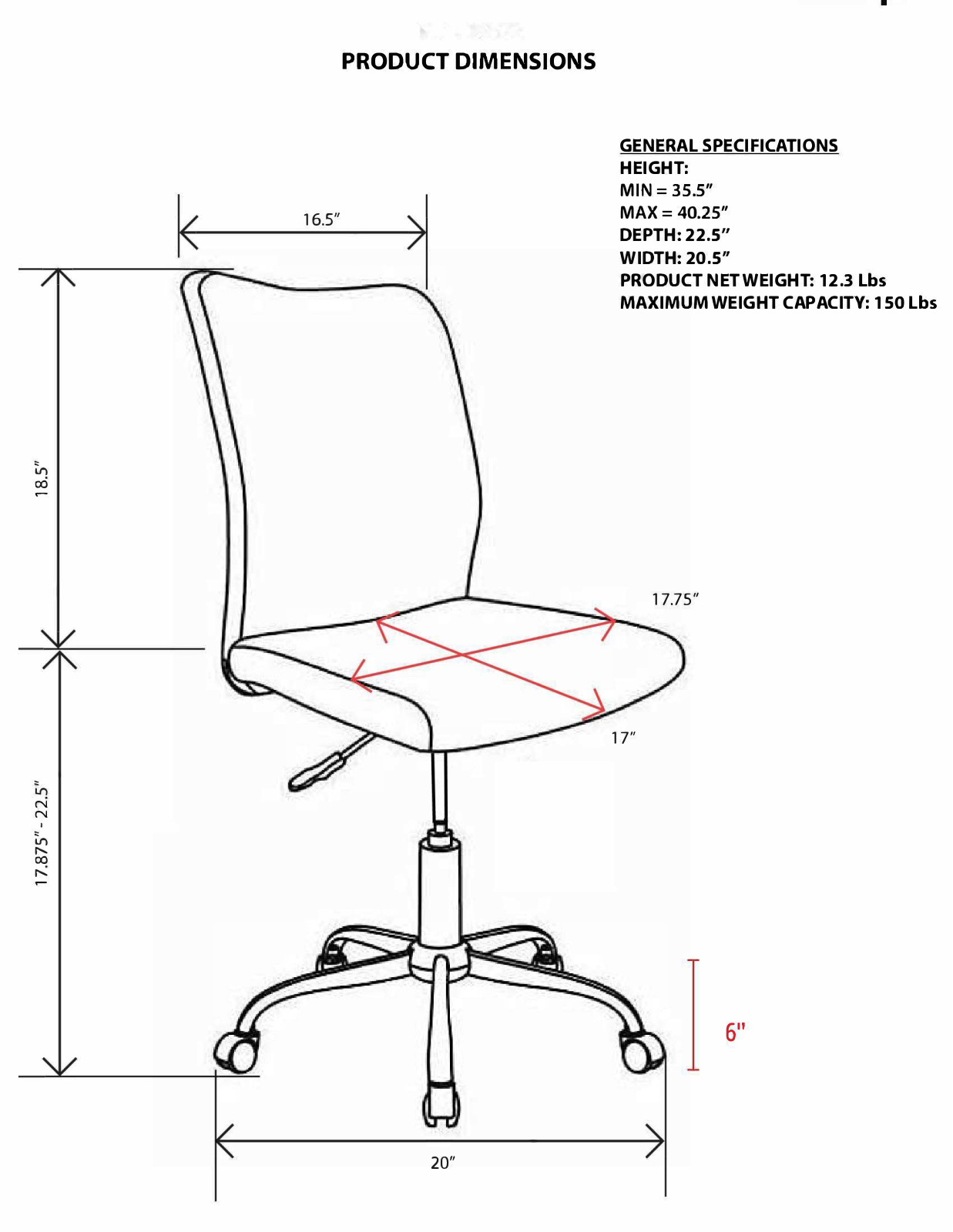 Zipcode Design W000494190 Dimensions - ManualMachine.com