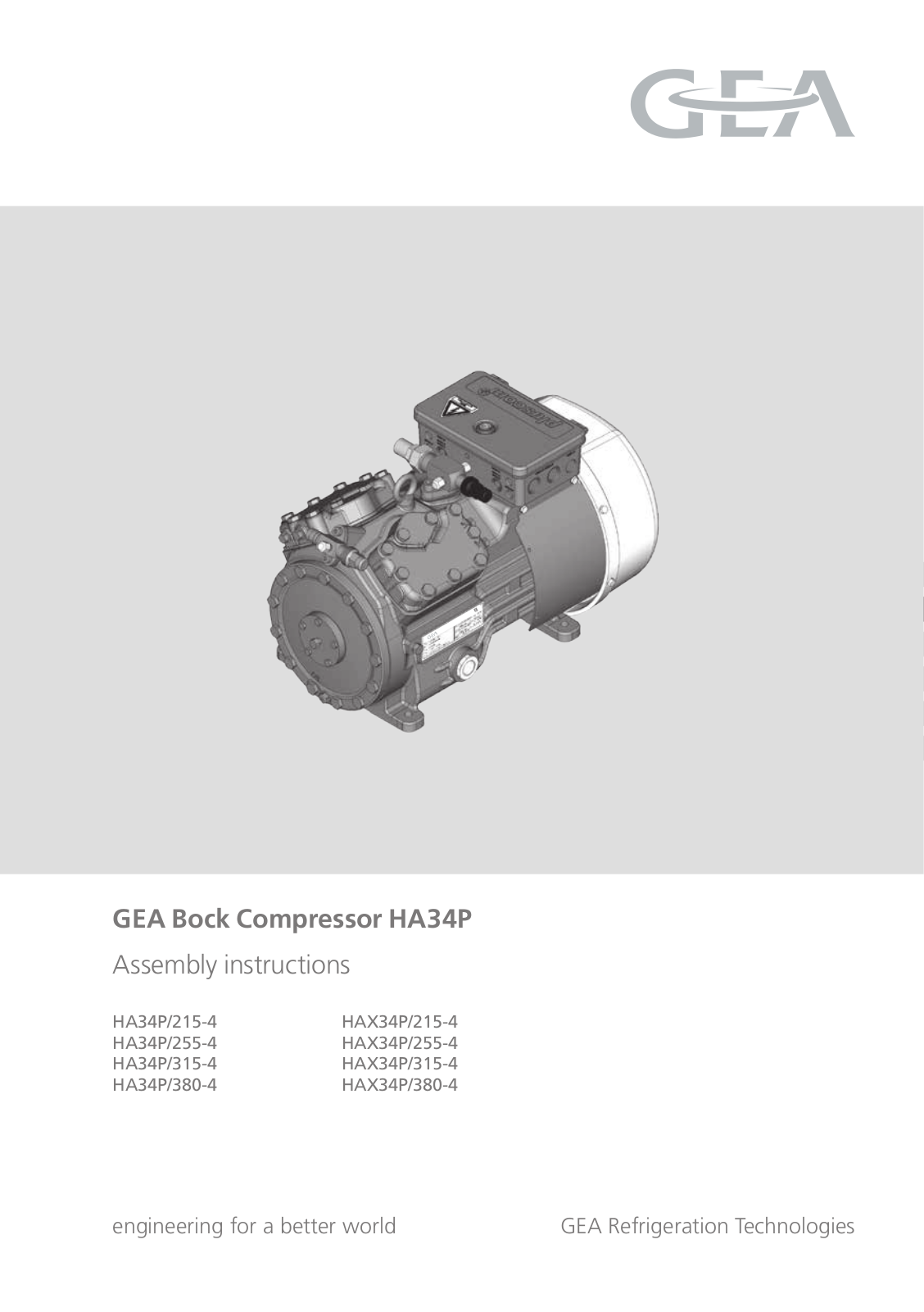 GEA Bock HА34P User Manual