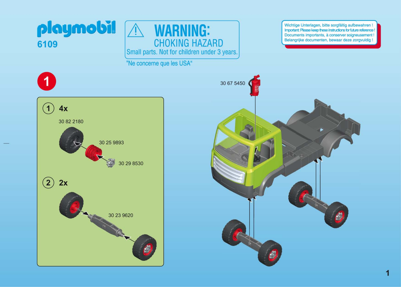 Playmobil 6109 Instructions