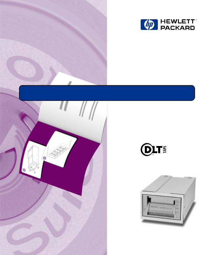 Hp SURESTORE DLT 80 User Manual