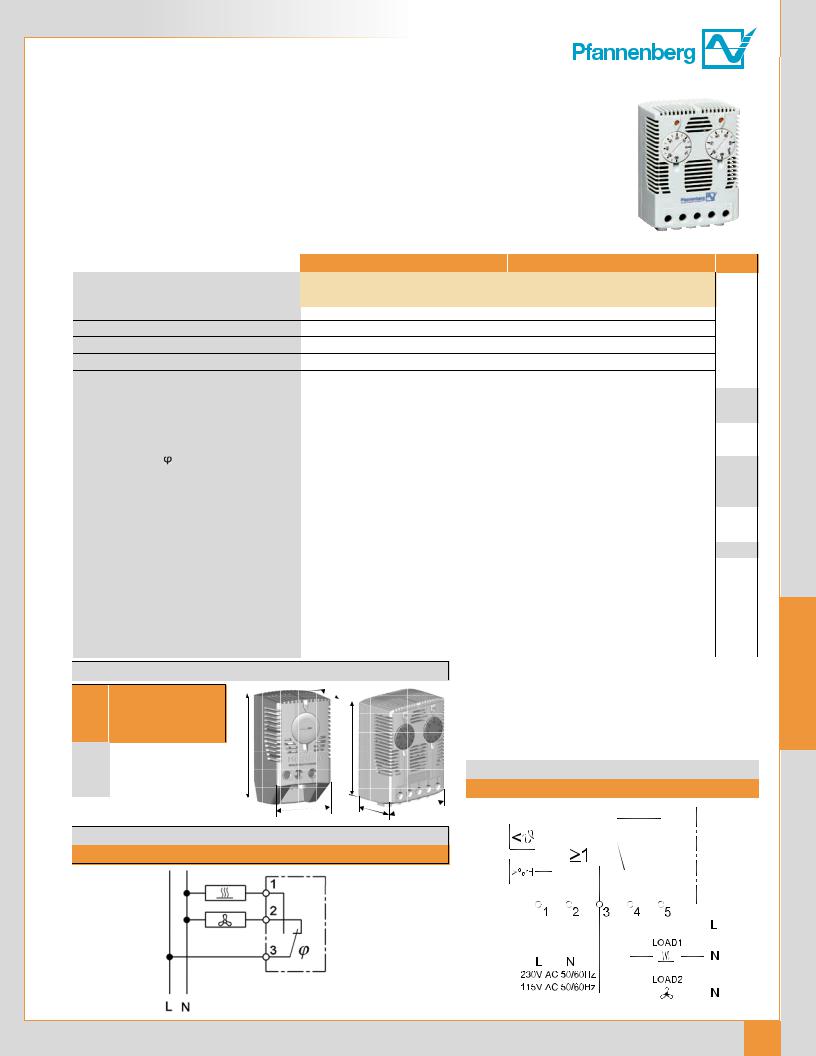 Pfannenberg FLZ 600, FLZ 610 Catalog Page