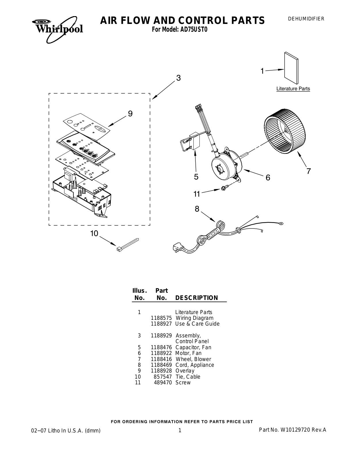 Whirlpool Ad75ust0 Installation Template - ManualMachine.com