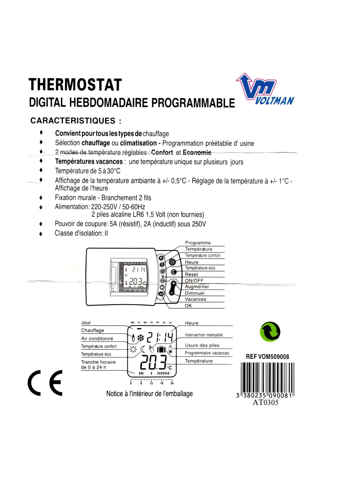 VOLTMAN AT0305 User Manual - ManualMachine.com