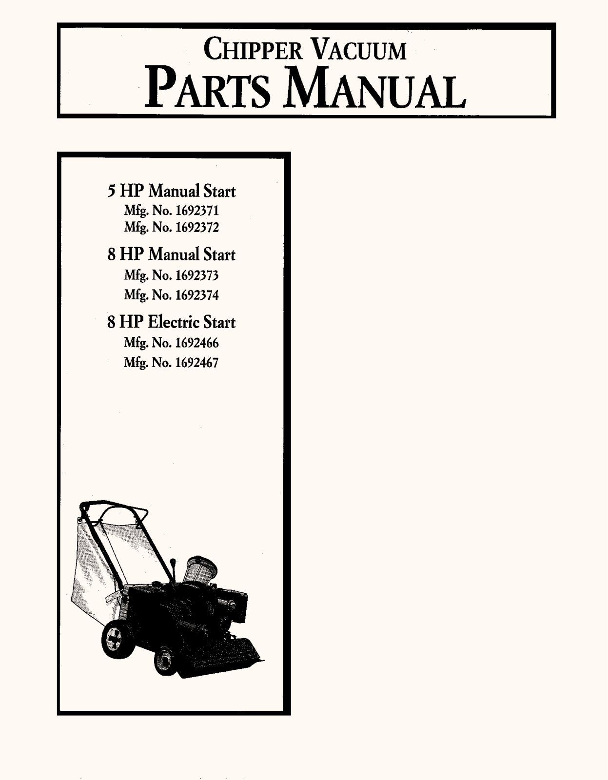 Snapper 1692373, 1692372, 1692467, 1692466, 1692374 User Manual