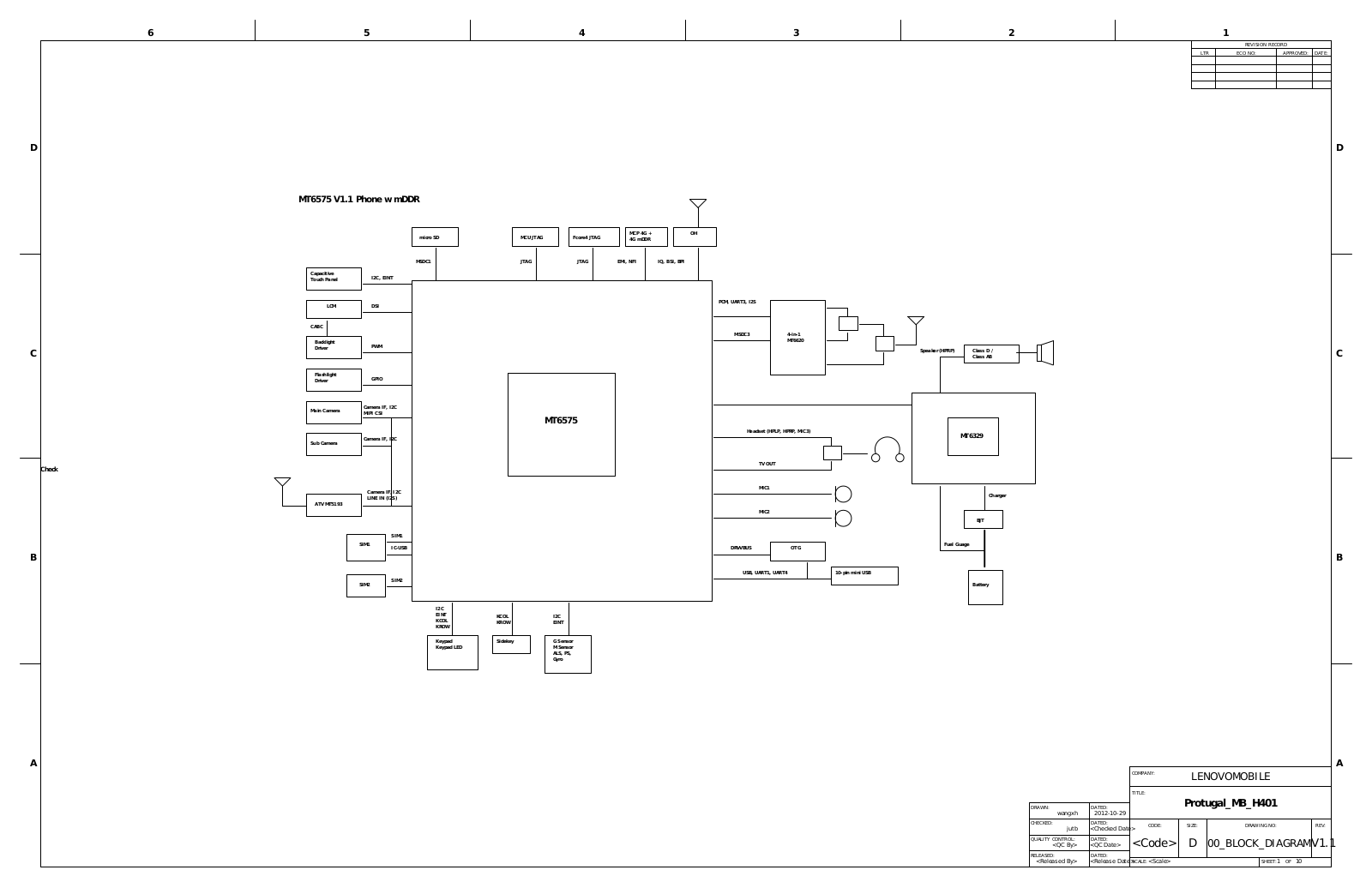 Lenovo P770 schematic diagram and service manual