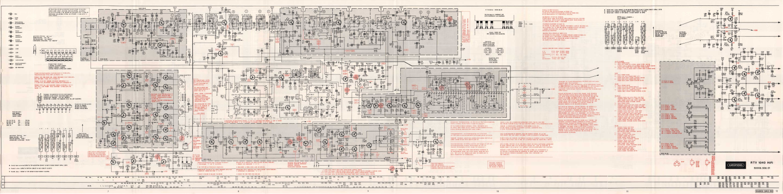 Grundig RTV-1040 Schematic