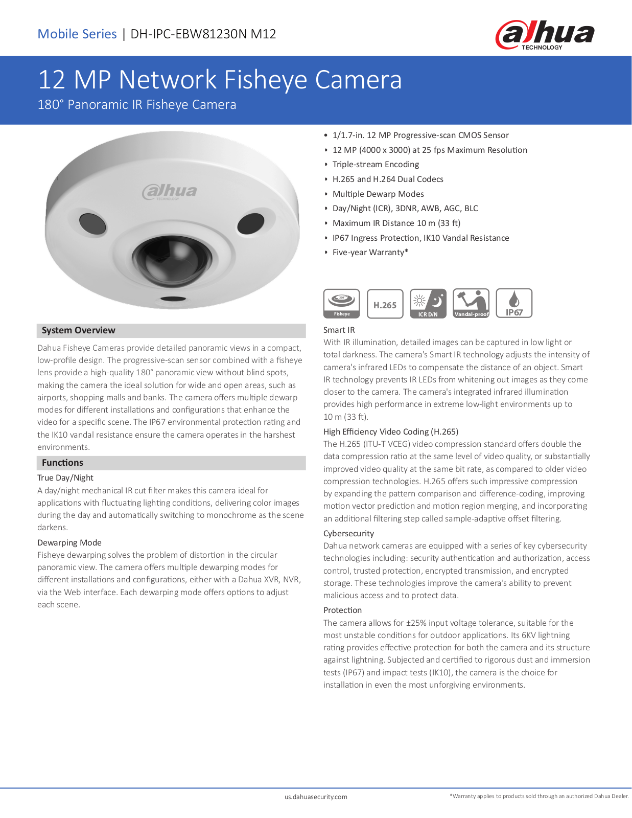 Dahua DH-IPC-EBW81230N M12 User Manual