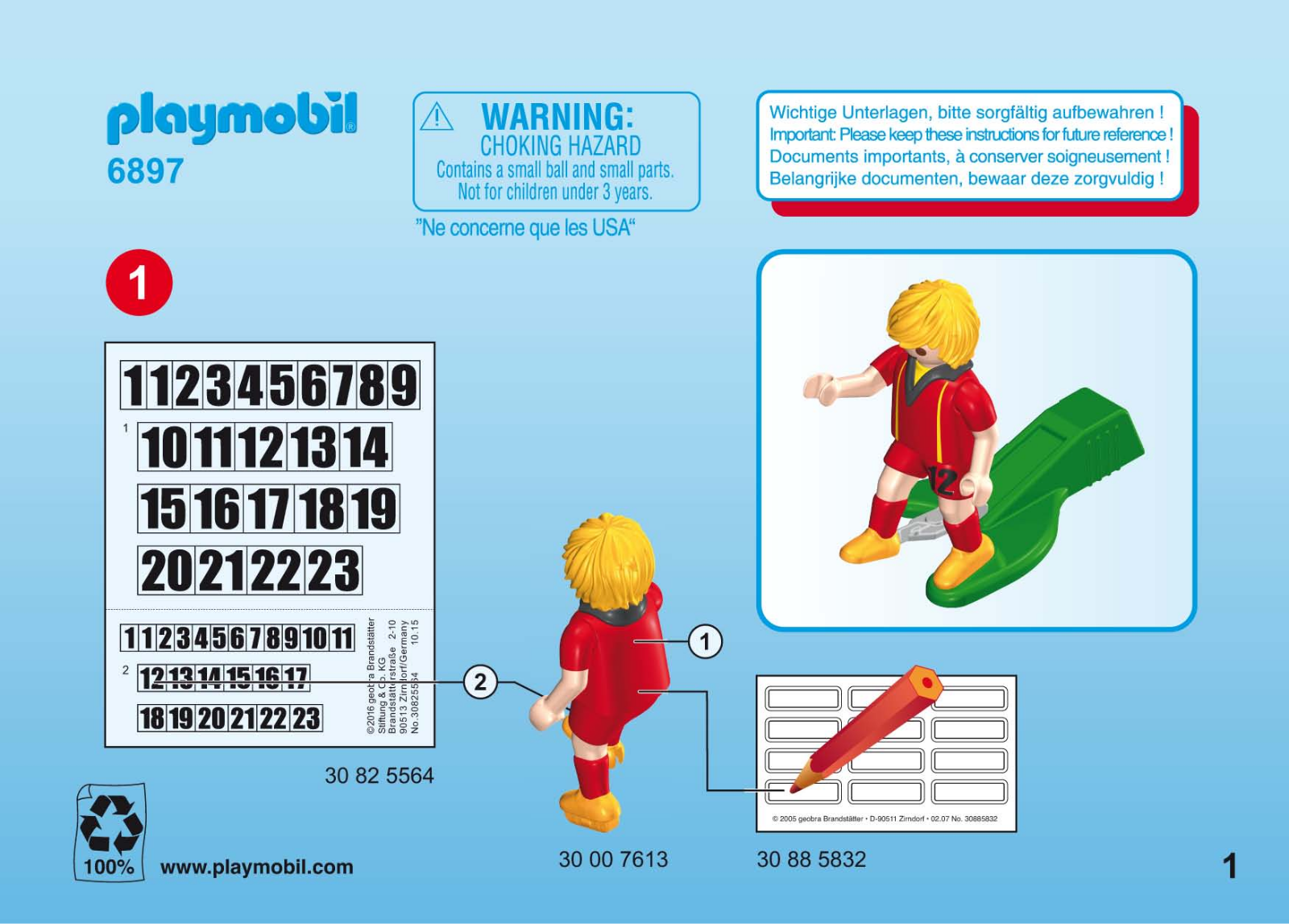 Playmobil 6897 Instructions