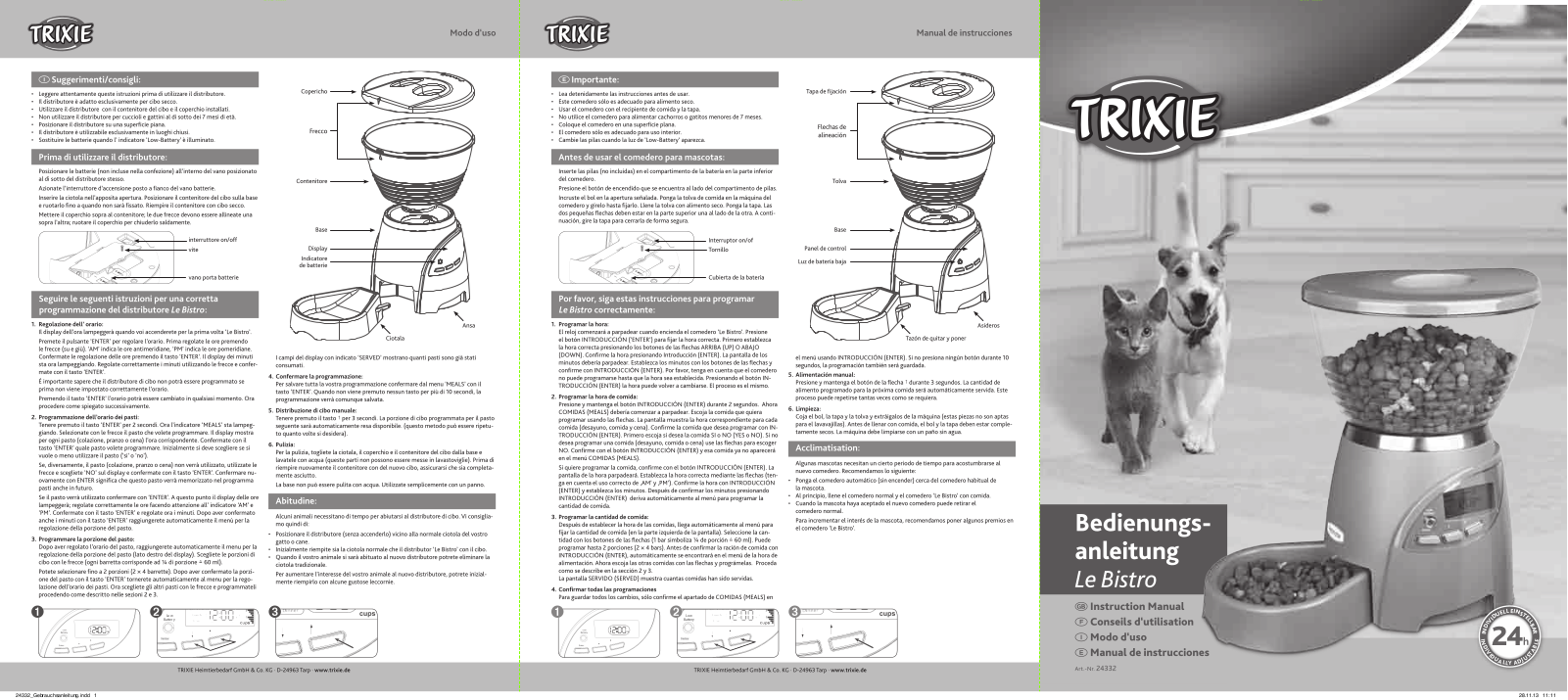 Trixie Le Bistro User Manual