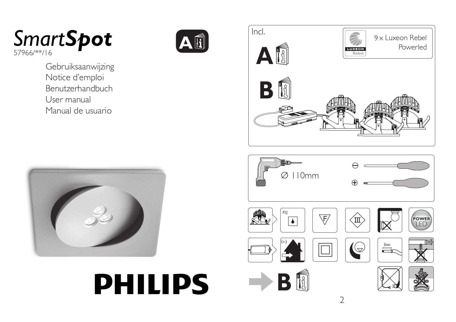 Philips 57966-48-16, 57966-31-16 User Manual