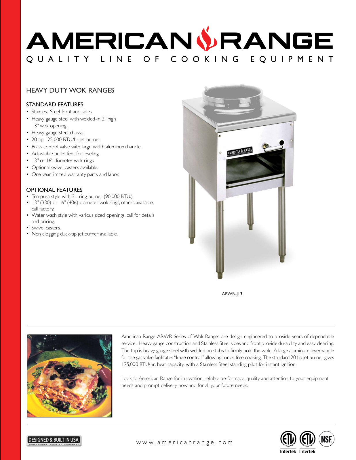 American Range ARWR-3R User Manual - ManualMachine.com