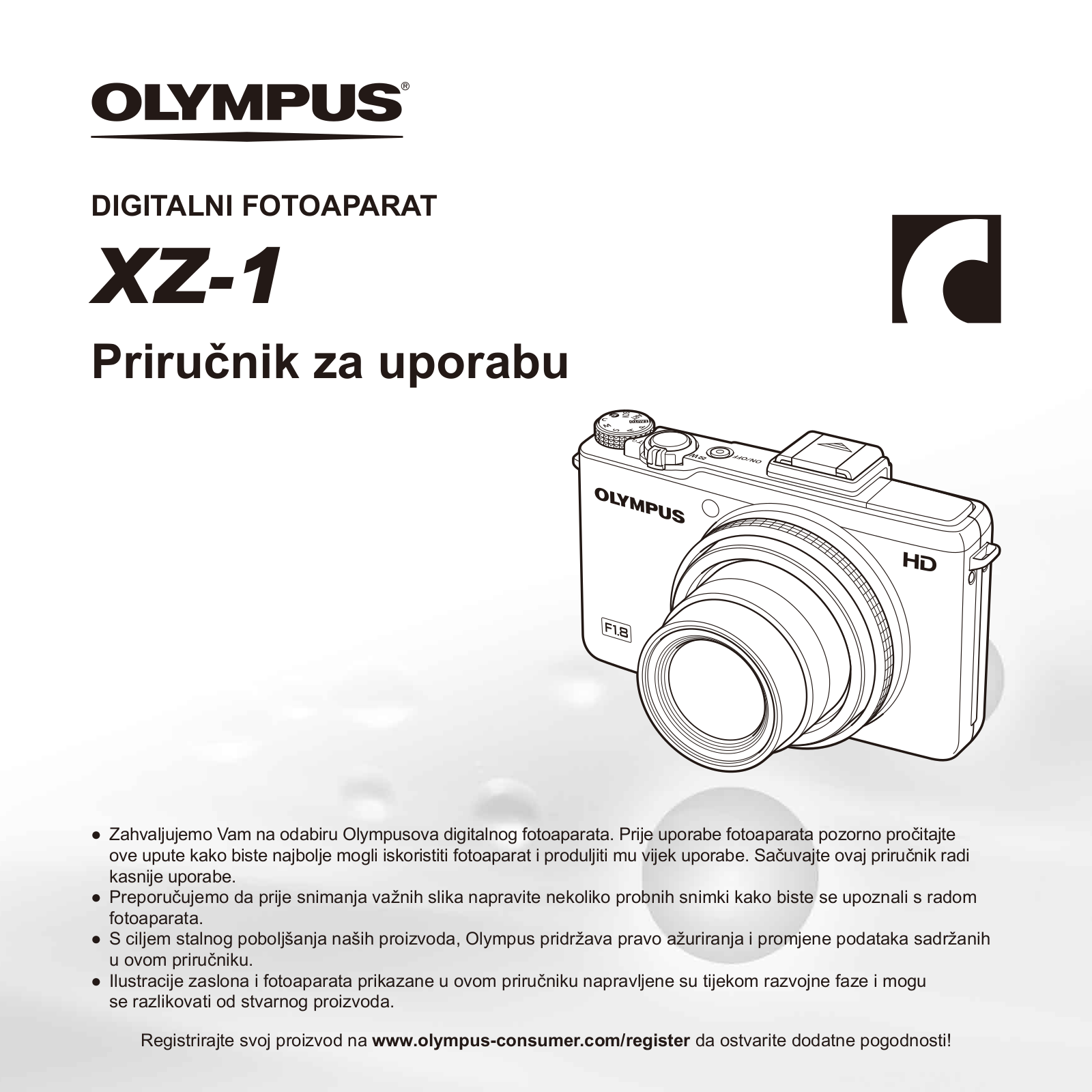 OLYMPUS XZ-1 User Manual