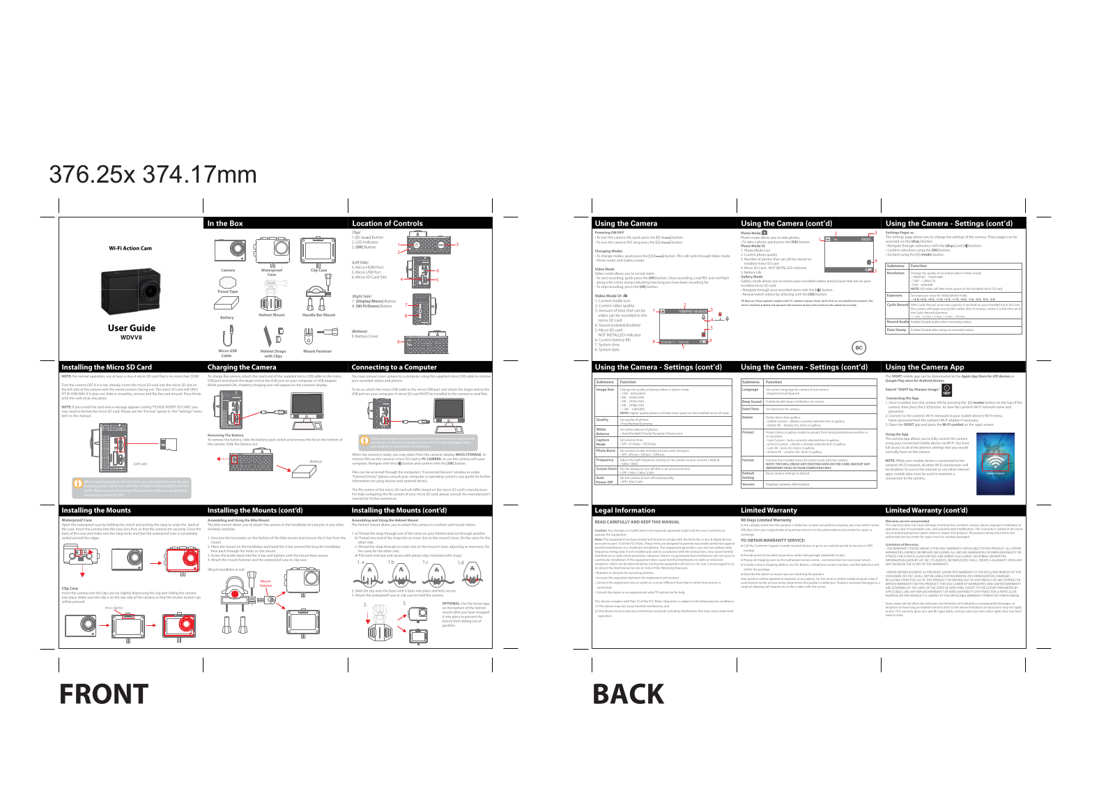 SHUOYING DIGITAL SCIENCE and TECHNOLOGY WDVV8 Users Manual