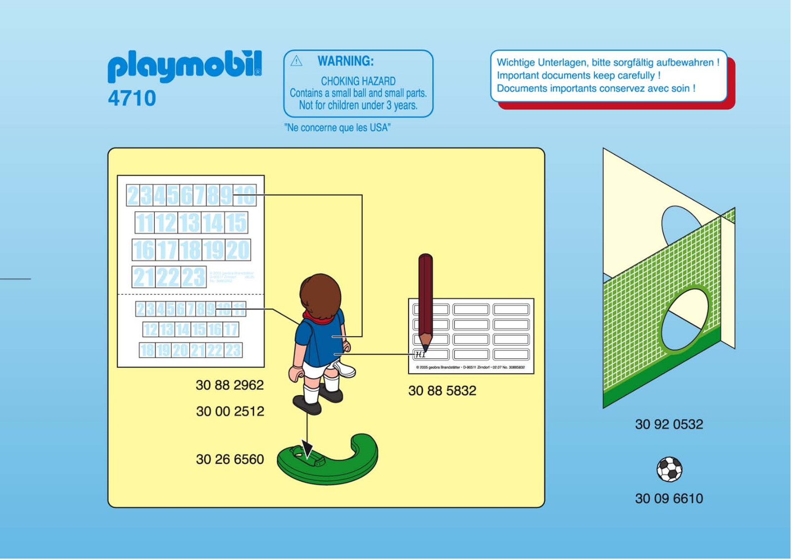 Playmobil 4710 Instructions