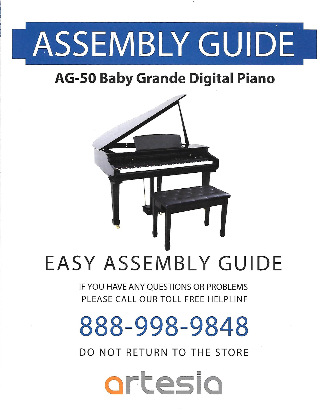Artesia Pro AG-50 User guide - ManualMachine.com