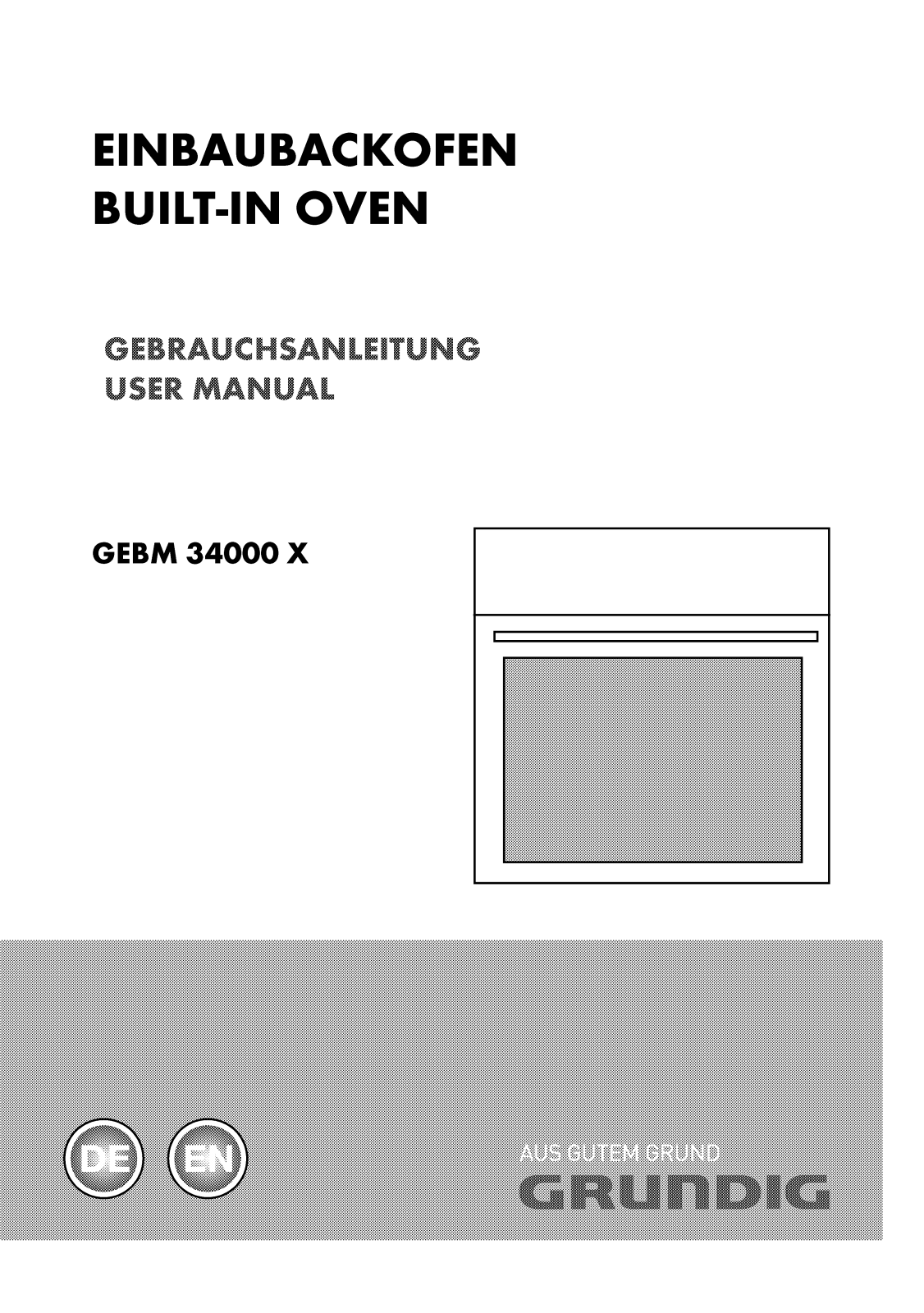 Grundig GEBM 34000 X User Manual