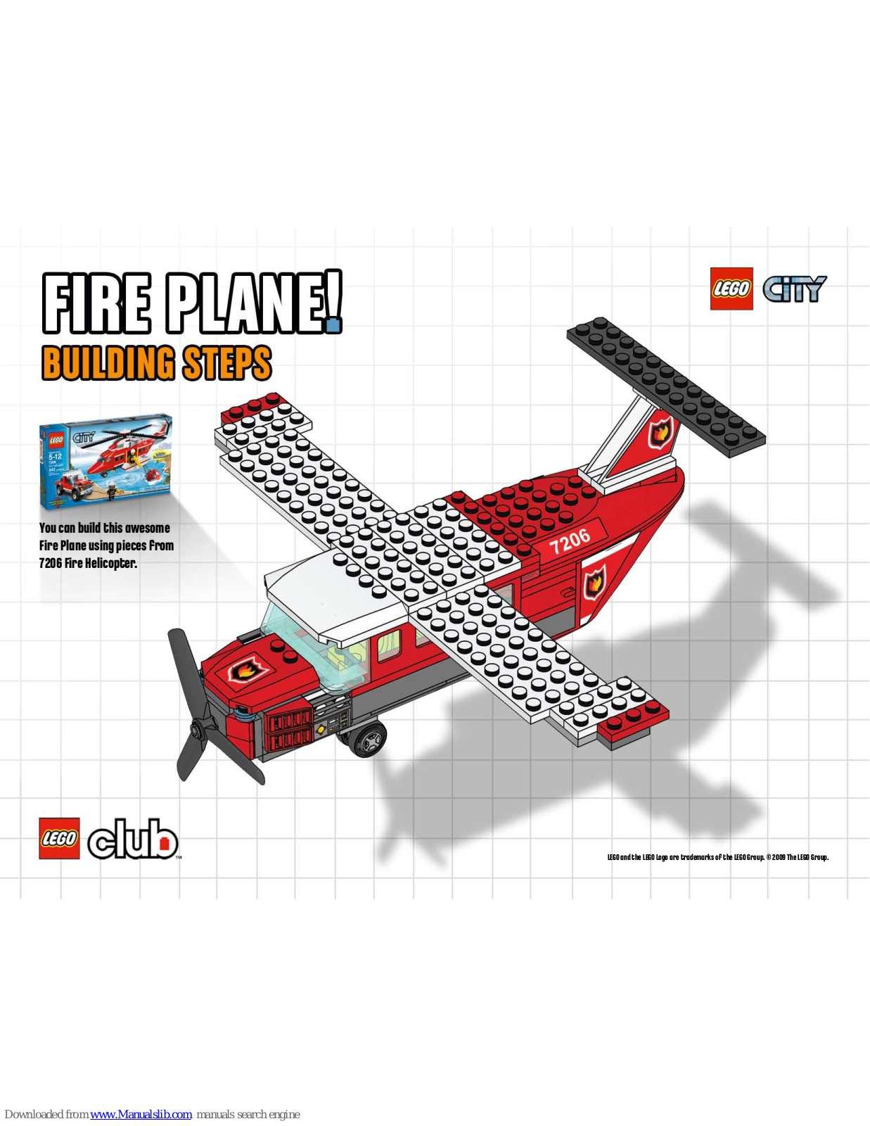 LEGO City Fire Plane Building Instructions