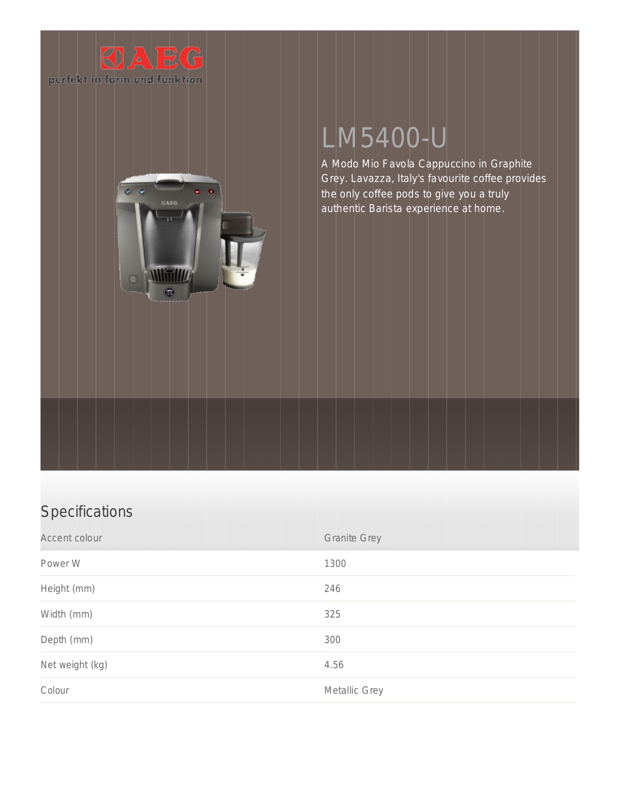 AEG LM5400MR-U User Manual