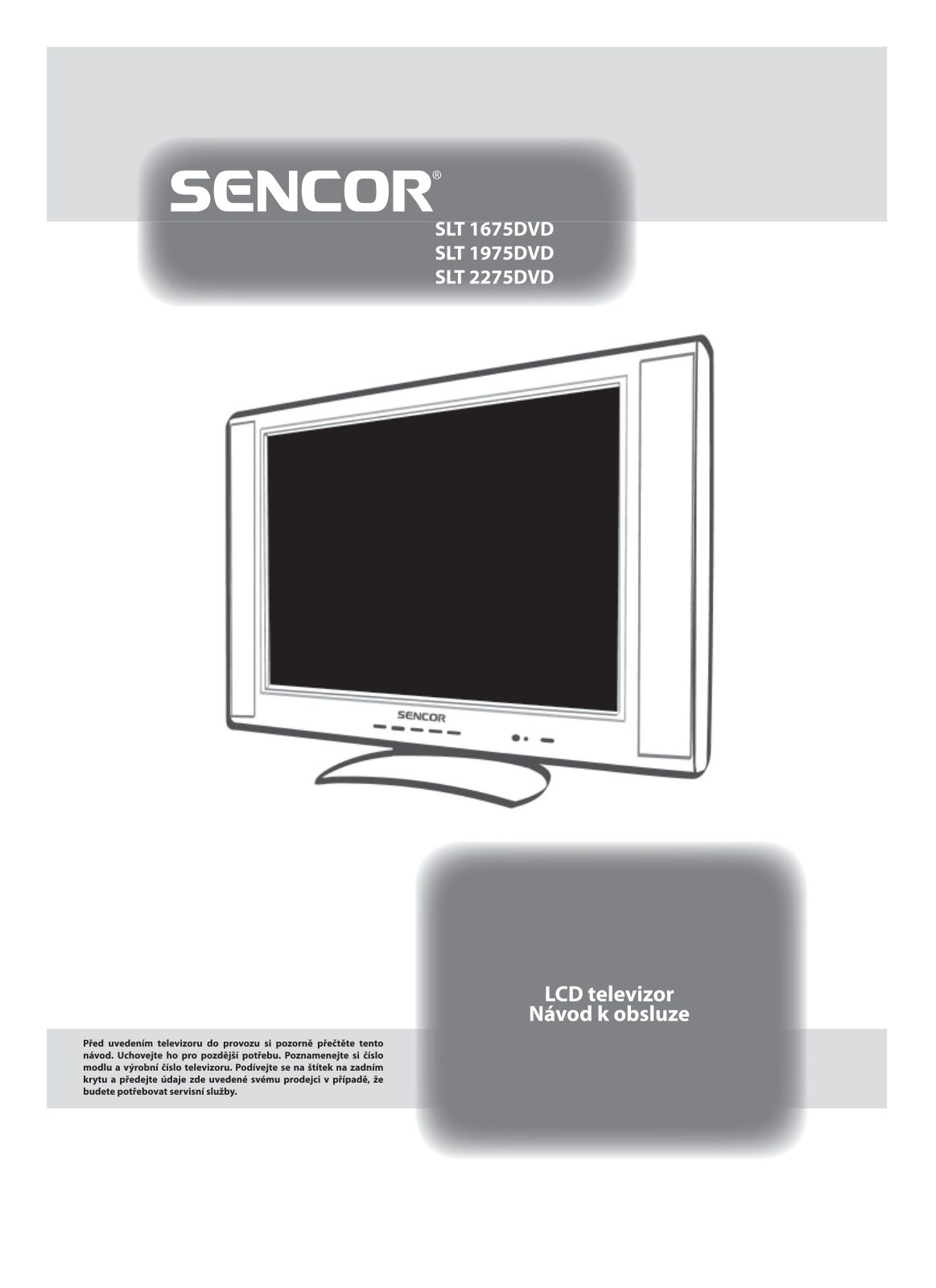 Sencor SLT 2275DVD User Manual