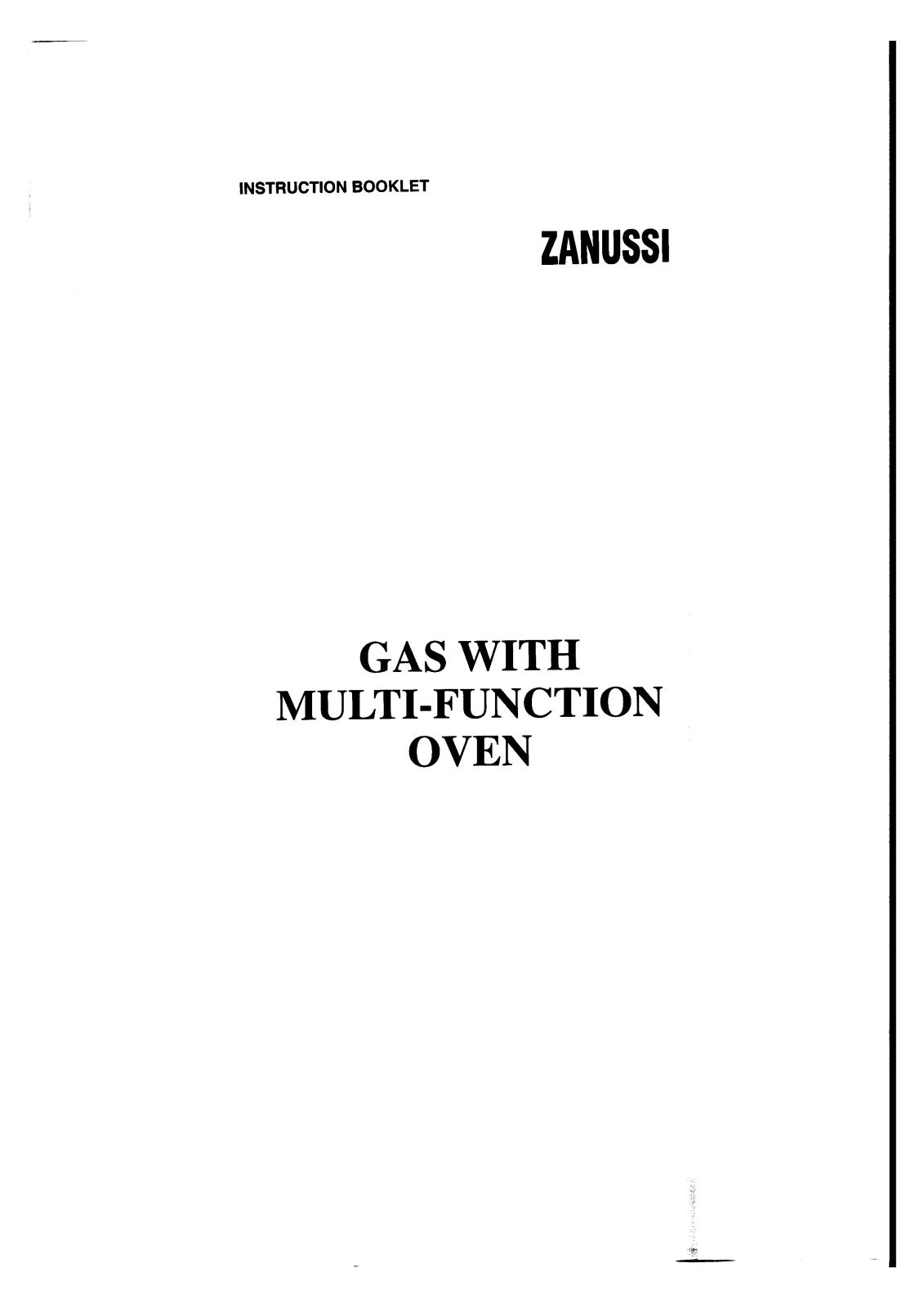 Zanussi ZDEM6640A User Manual