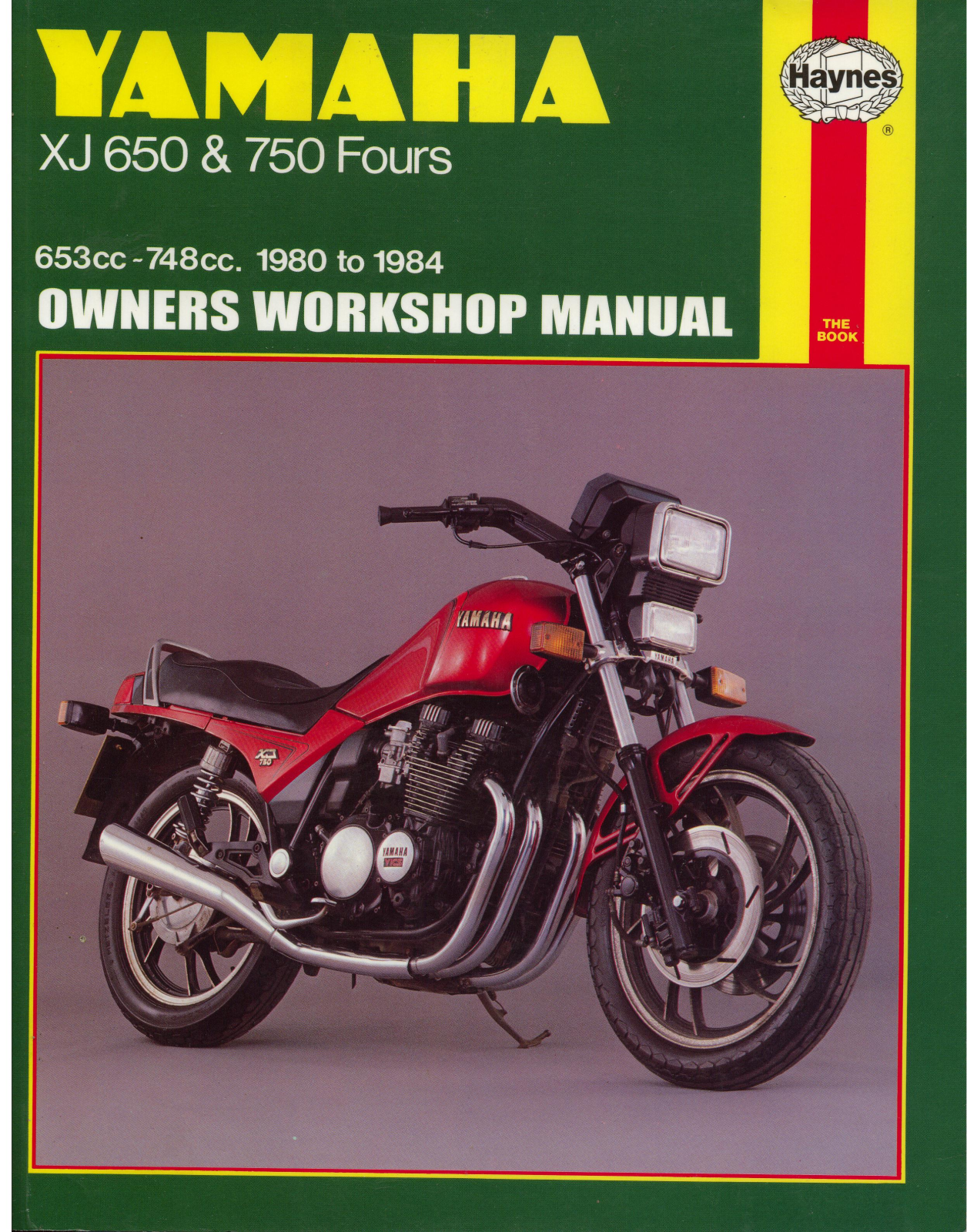 Yamaha XJ650 1980-1984 User Manual