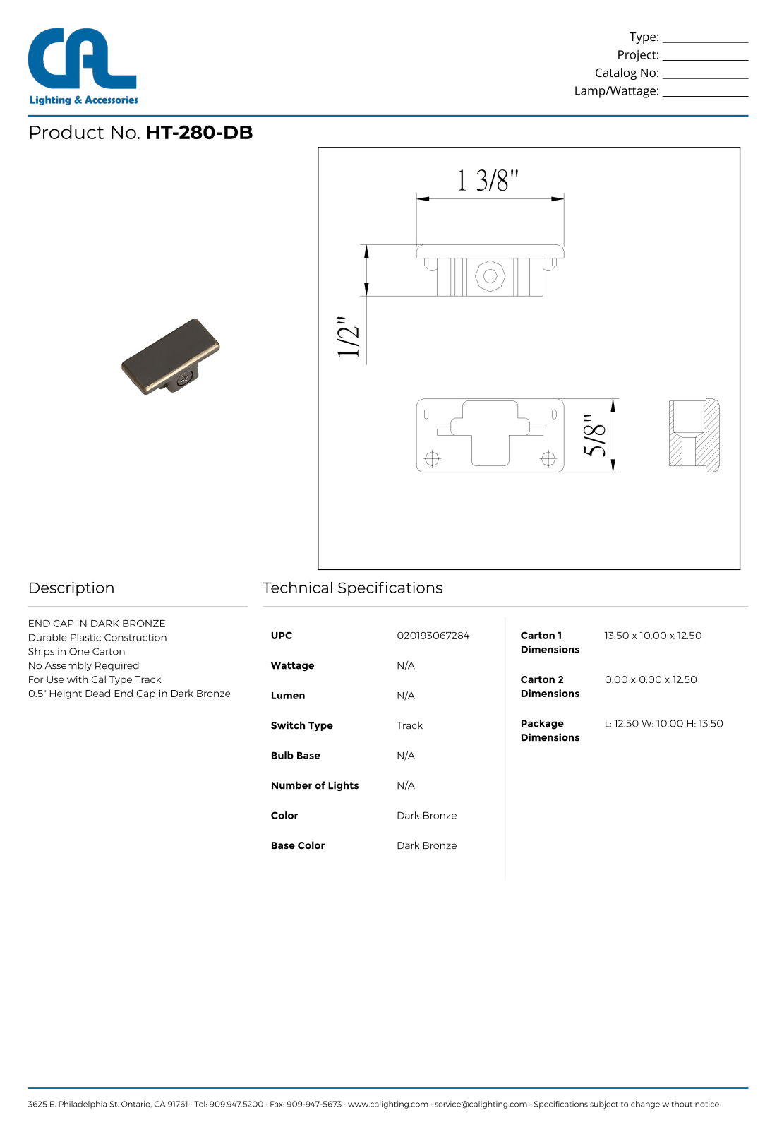 Cal Lighting CG10620 Specifications - ManualMachine.com