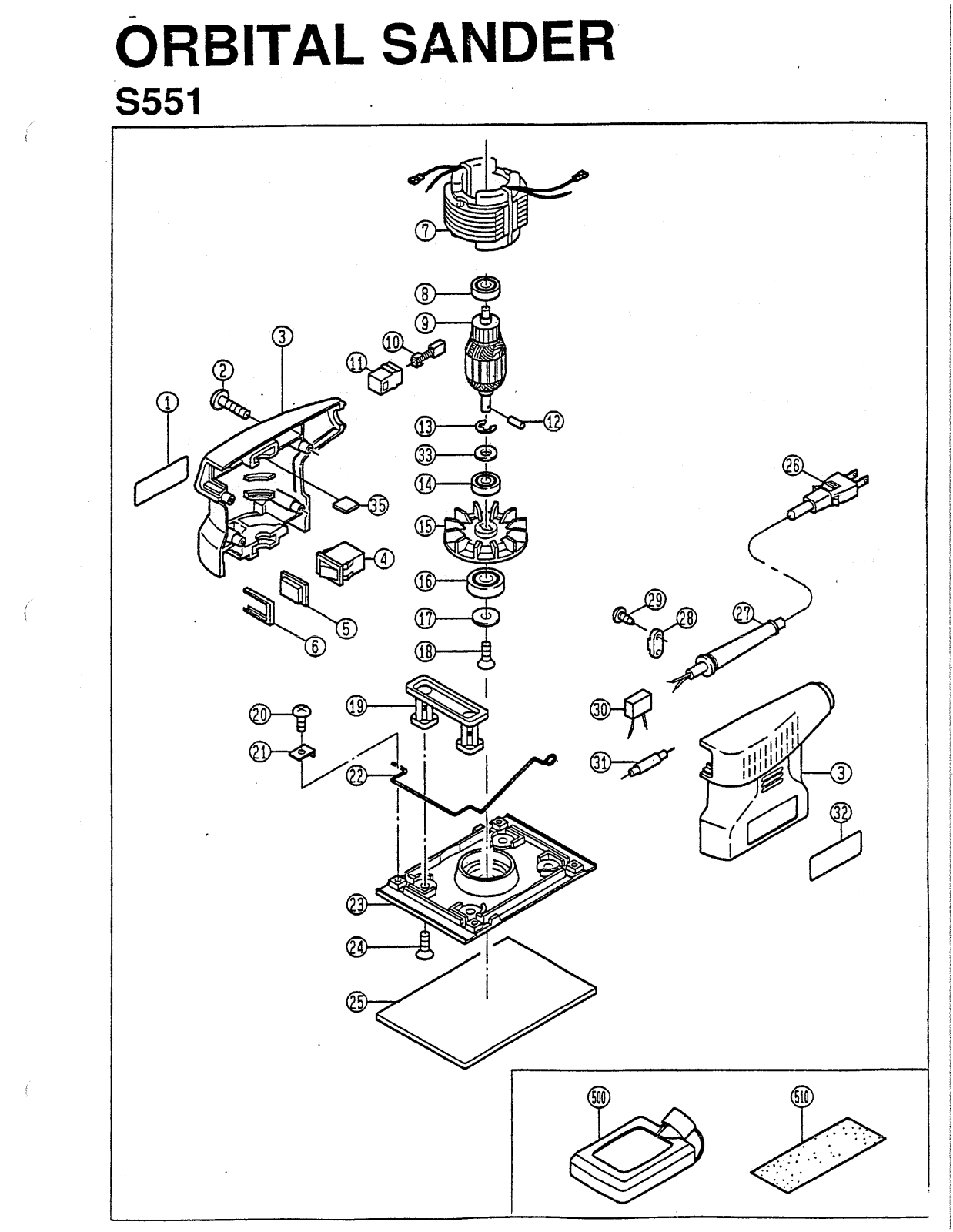 Ryobi S551 User Manual