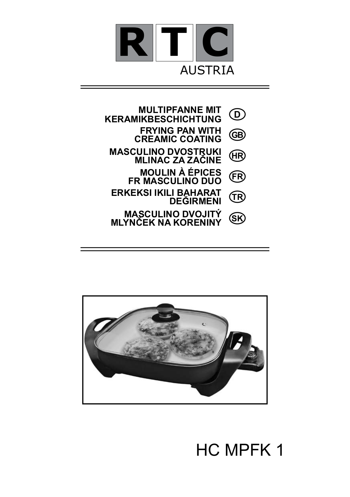 RTC HC MPFK 1 Operating Manual