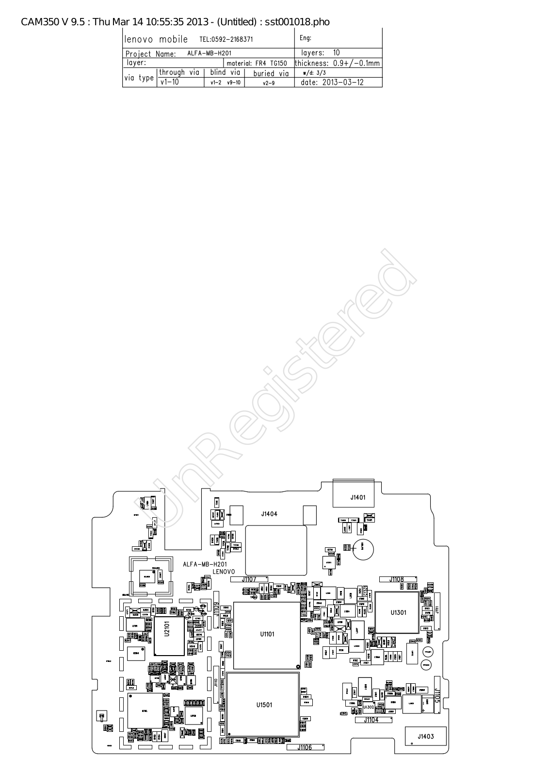 Lenovo A656 Schematic