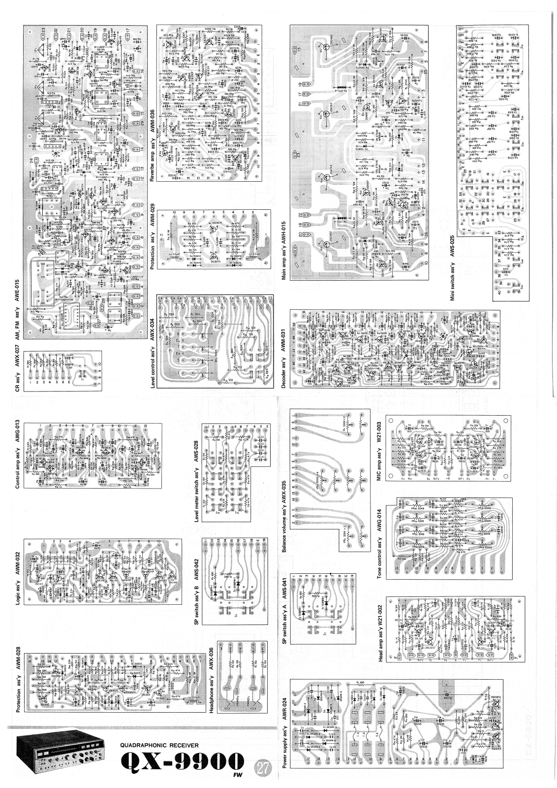 Pioneer QX-9900 Service Manual