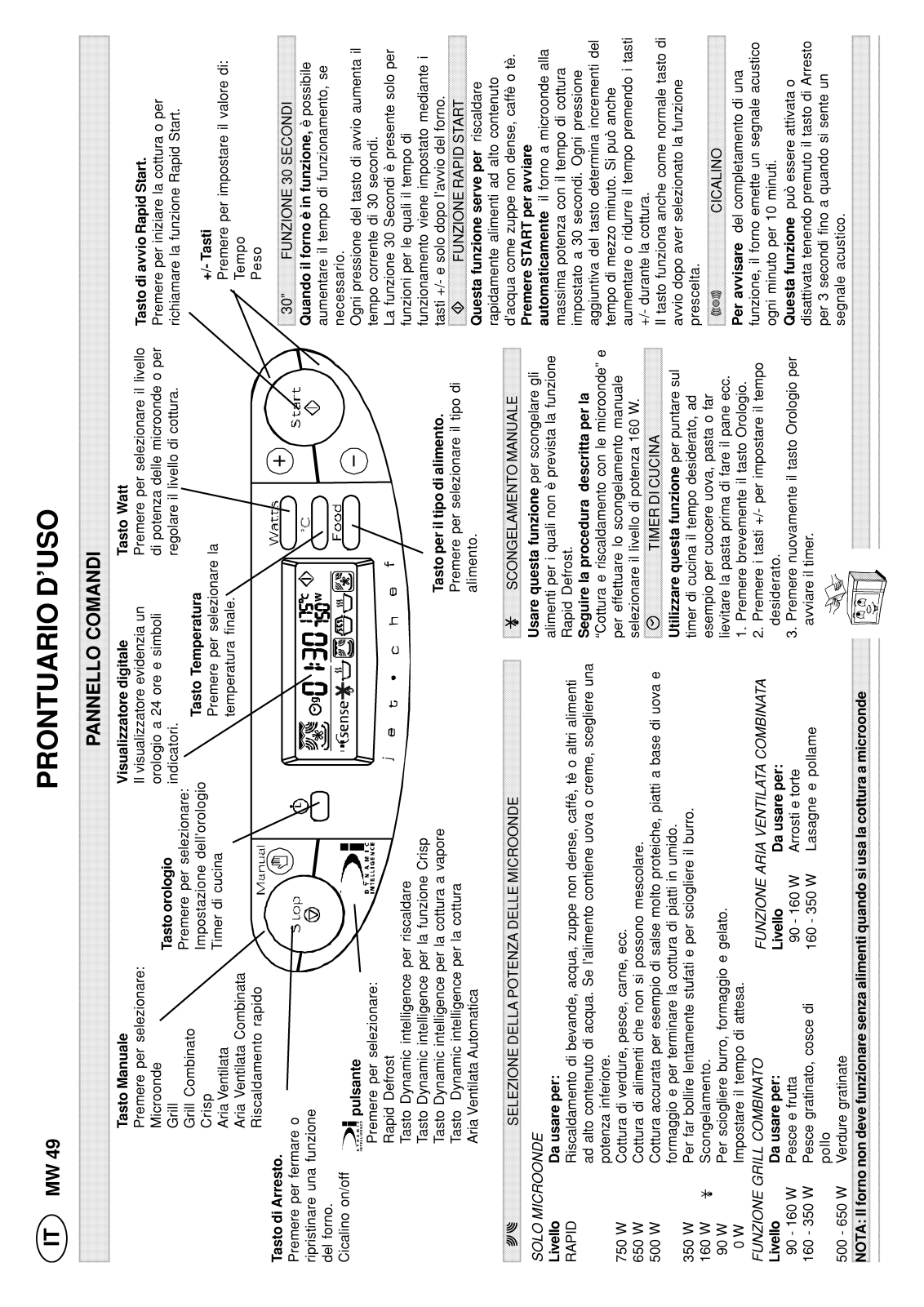 Whirlpool JT 359 black Quick reference guide