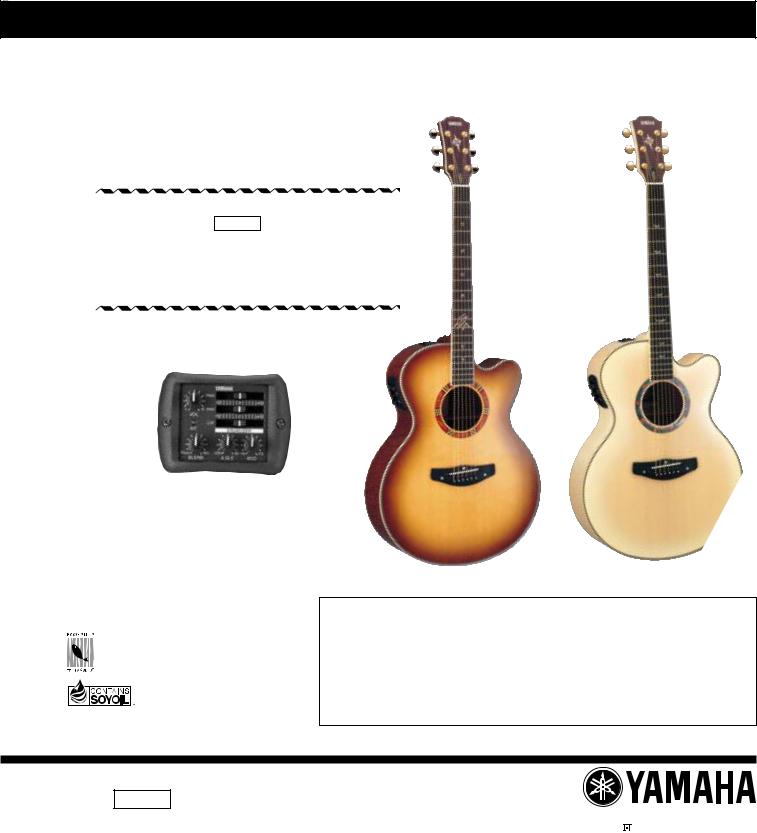 Yamaha CPX15N, CPX15E, Electric Acoustic Guitar User Manual
