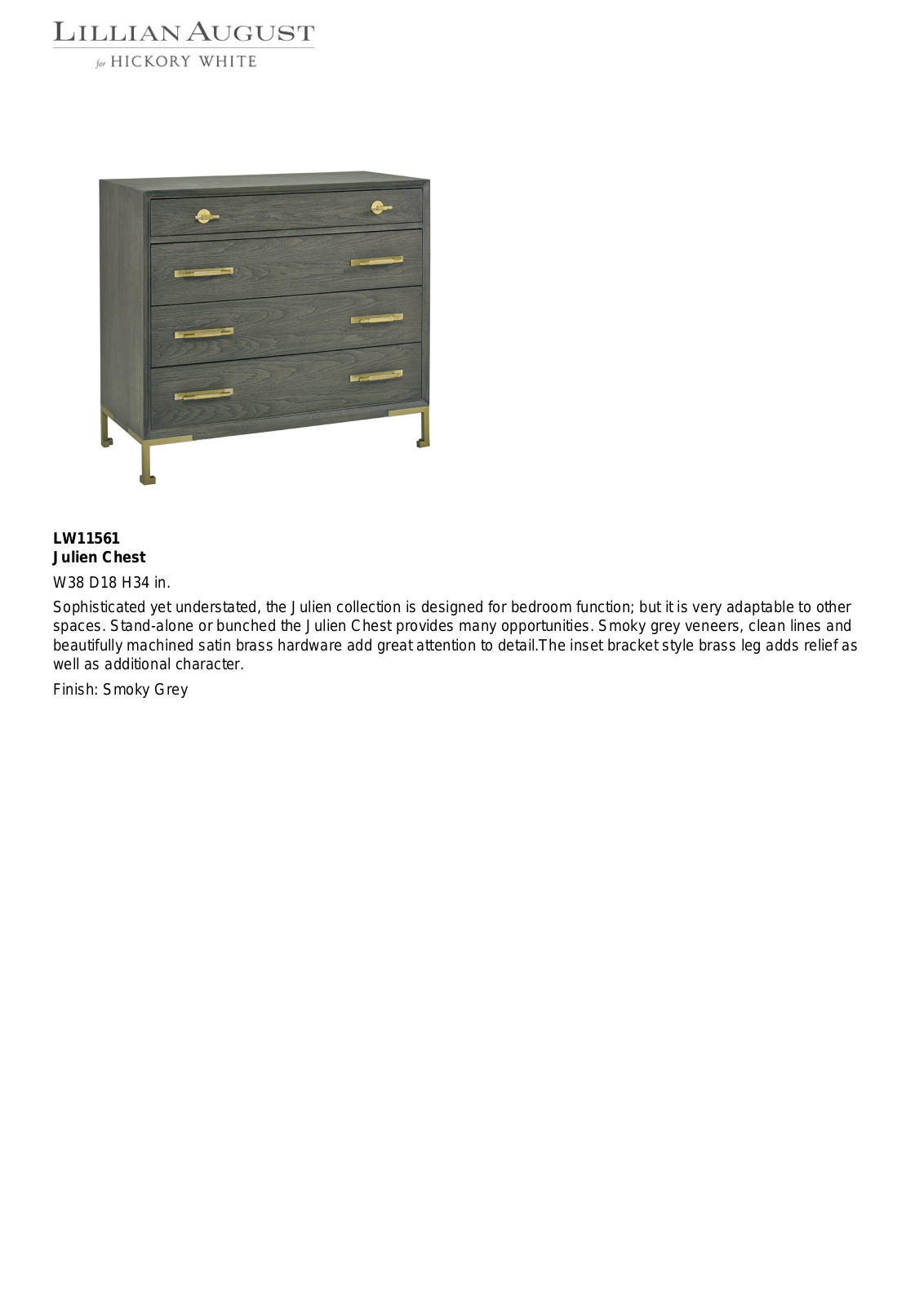 Lillian August LAML1020 Specifications - ManualMachine.com