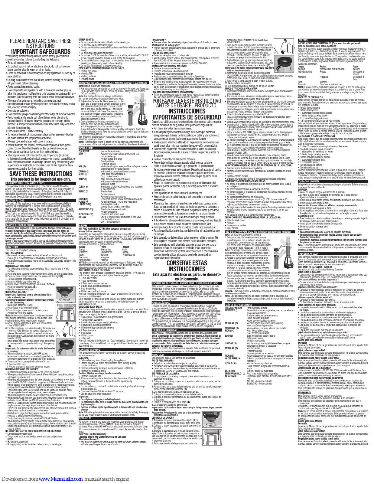 Black & Decker BL1131, BL1130, BL1110RGC-P, BL1130SG, BL1131SG Instructions Manual