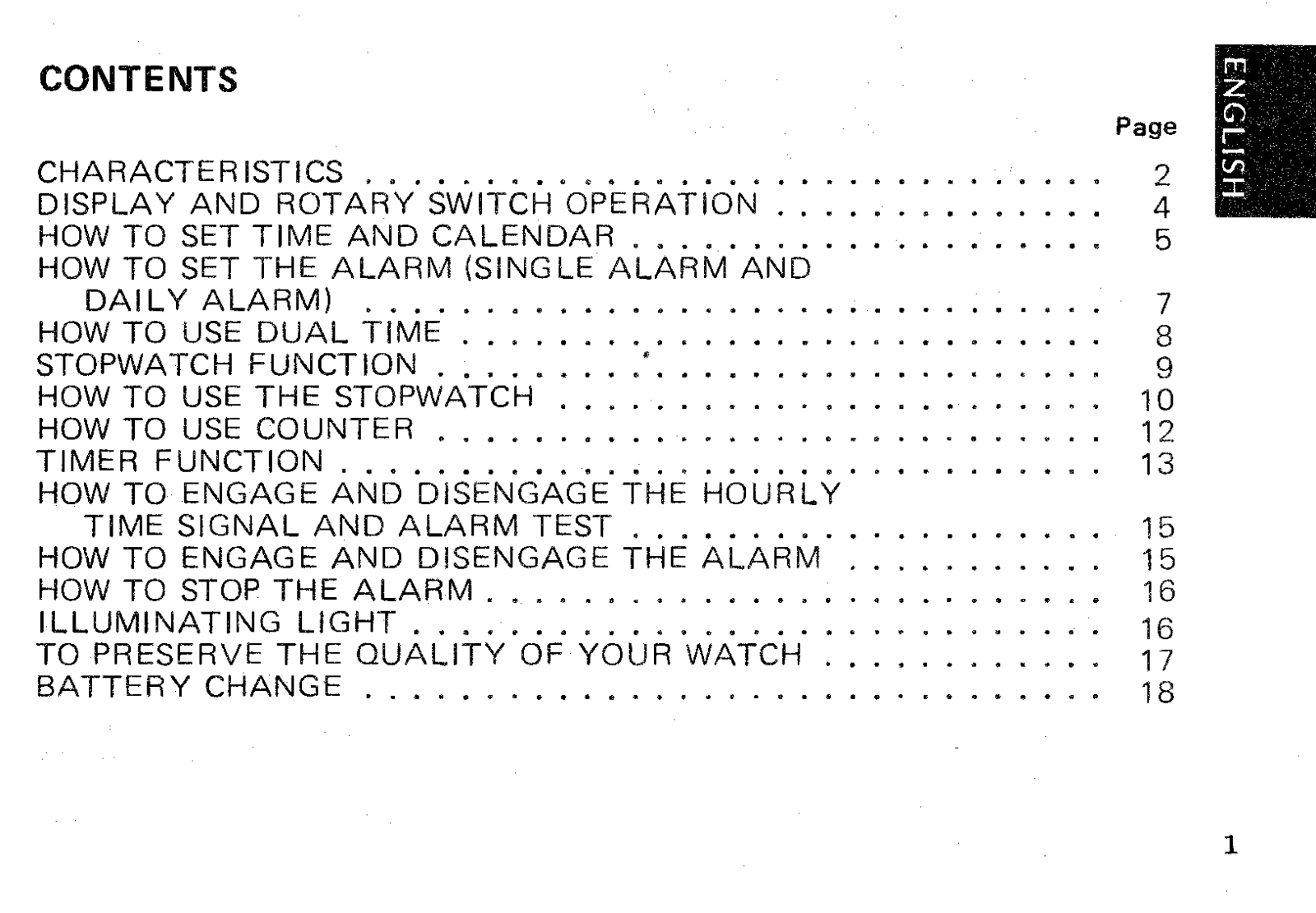 Seiko SPORTS 100, A829 User Manual