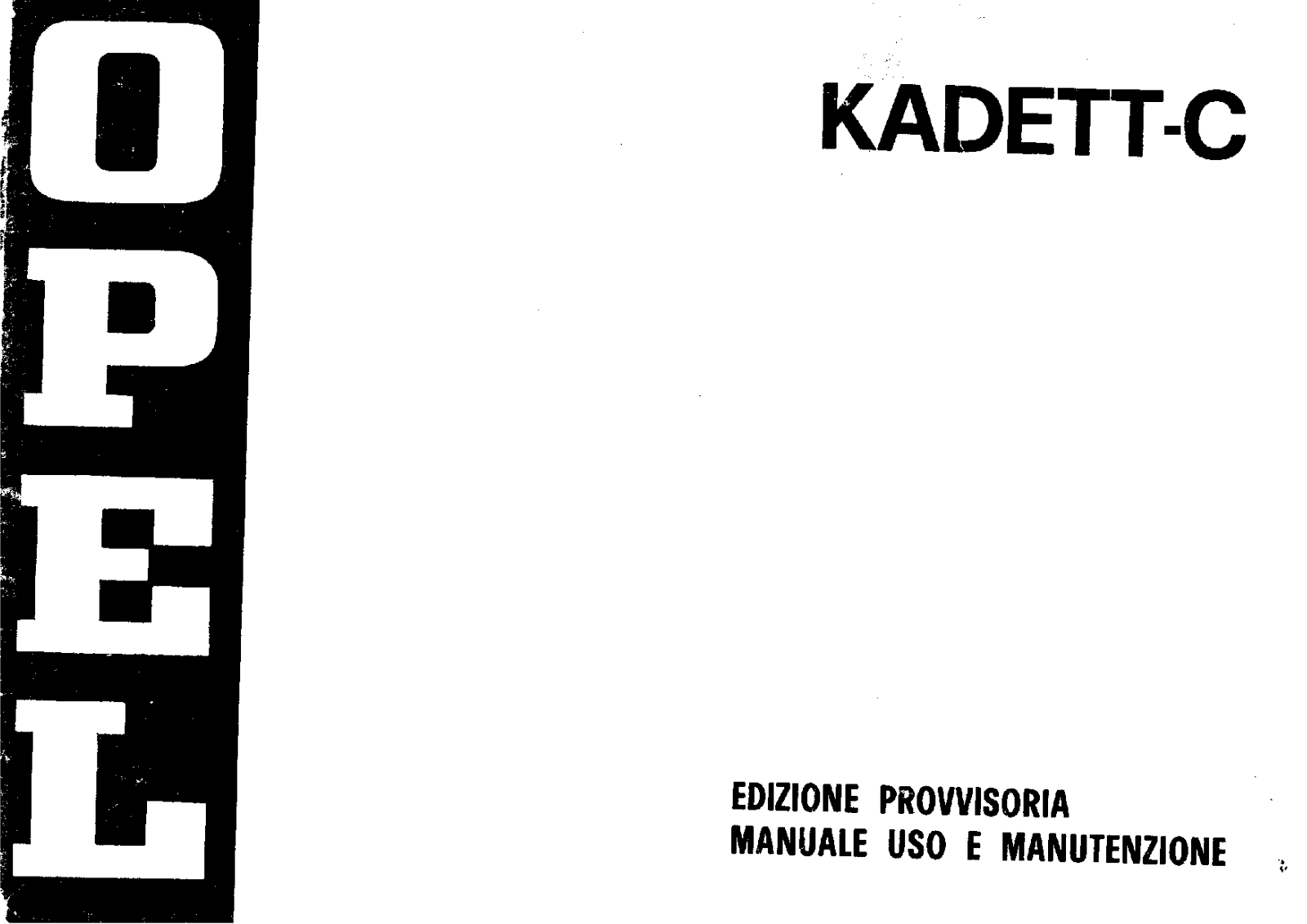 Opel Kadett C (1973) Owner Manual - ManualMachine.com
