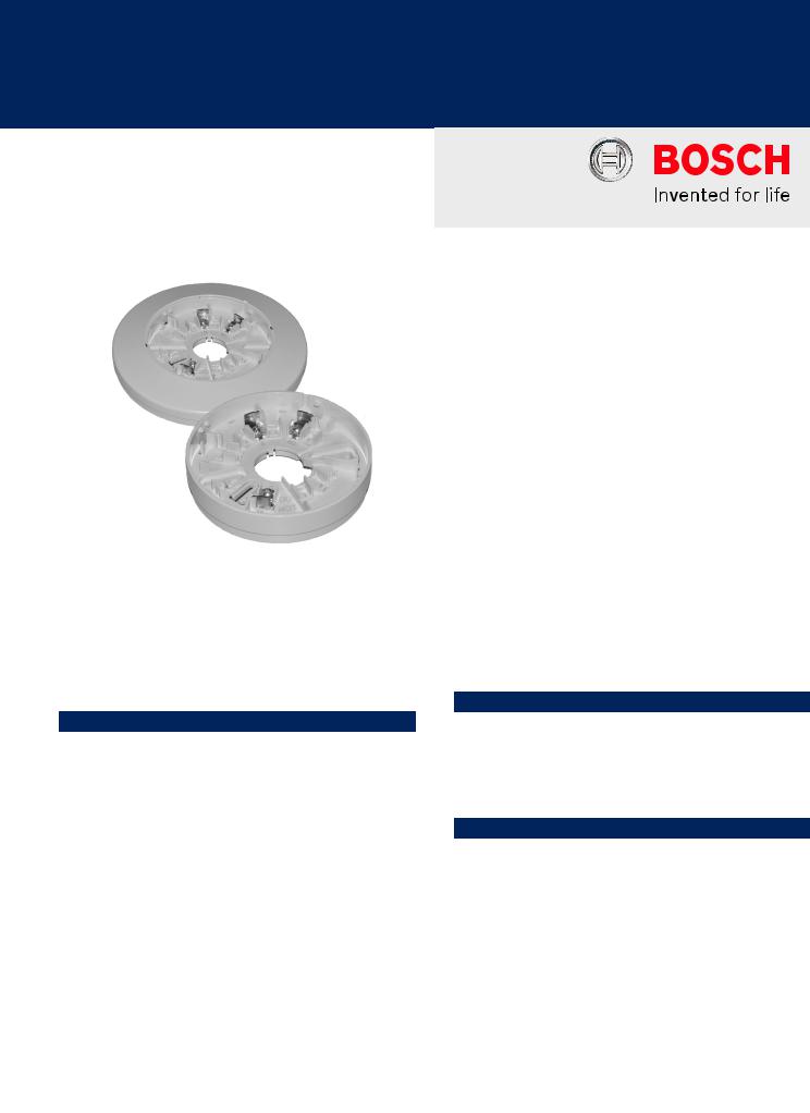 Bosch FAA-440-B4-ISO, FAA-440-B6, FAA-440-B6-ISO, FAA-440-B4 Specsheet
